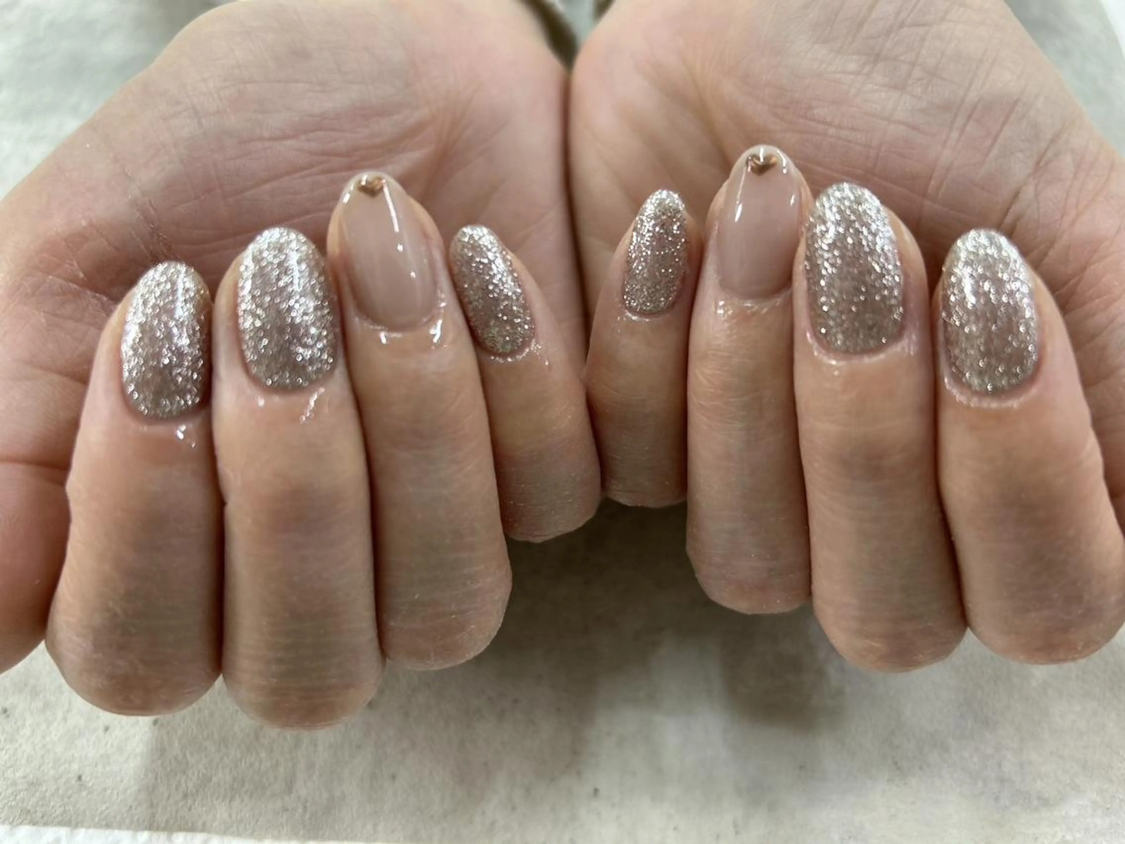 ネイル ニュアンスネイル シンプルネイル ハンドネイル ベターネイル 浅草橋のネイルデザイン