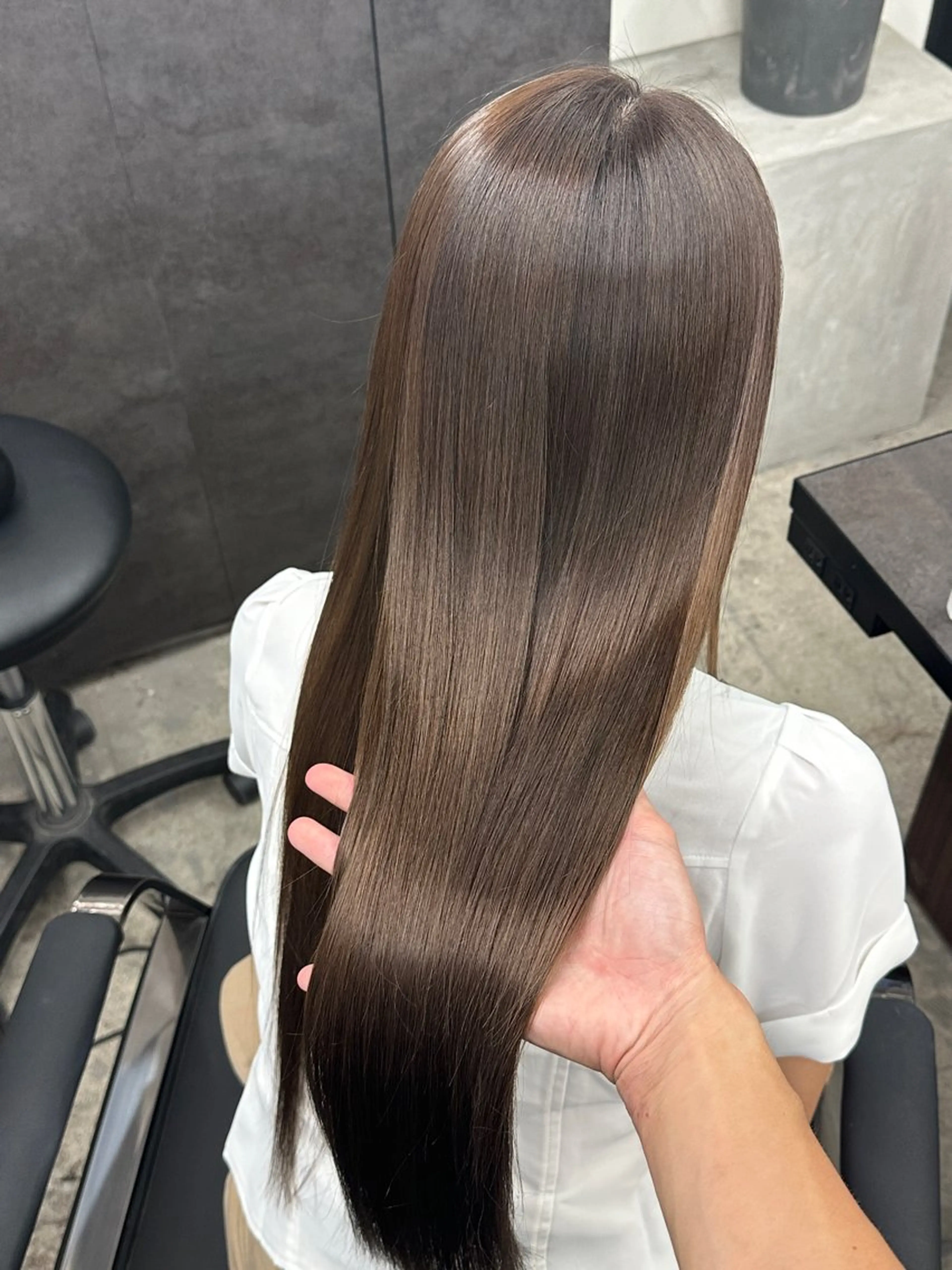 ロング カラー 髪質改善 トリートメント カット ヘアカラー トリートメント 美髪/ブリーチなし ダブルカラー/ユウゴのヘアスタイル