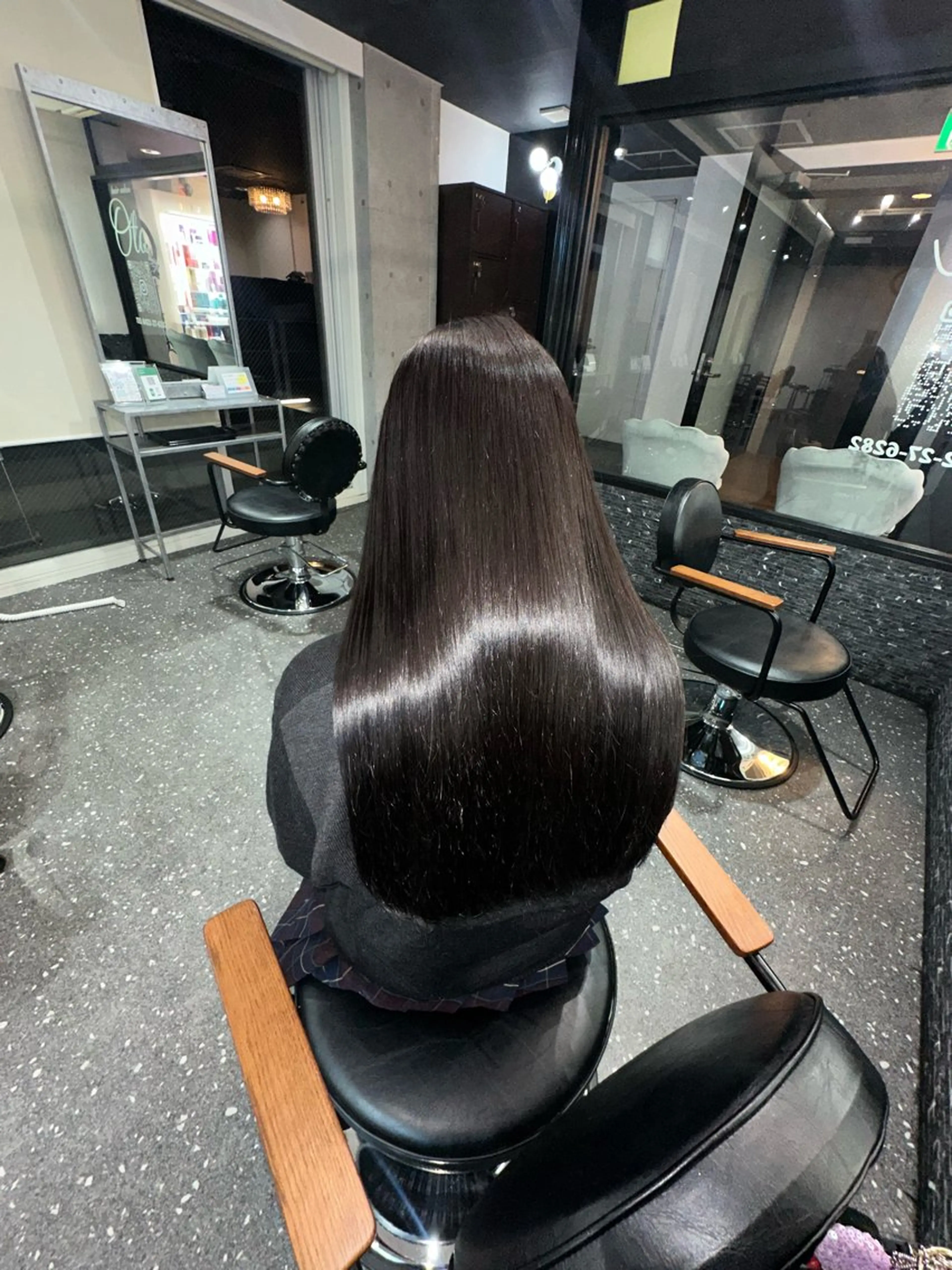 ロング パーマ カット 縮毛矯正 トリートメント 髪質改善⭐️縮毛矯正 中野⭐️Rinaのヘアスタイル