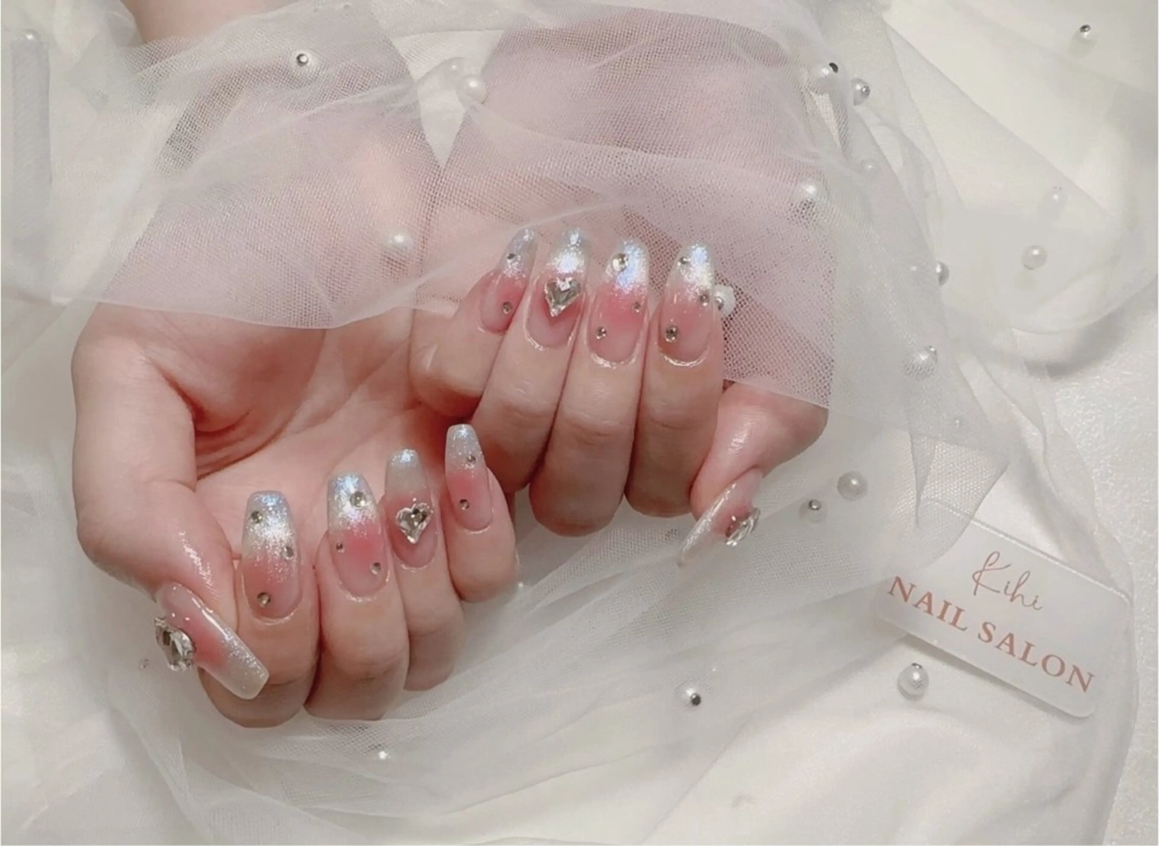 ネイル アートネイル ジェルネイル キラキラネイル 韓国ネイル スカルプネイル ハンドネイル 清水 ユナのネイルデザイン