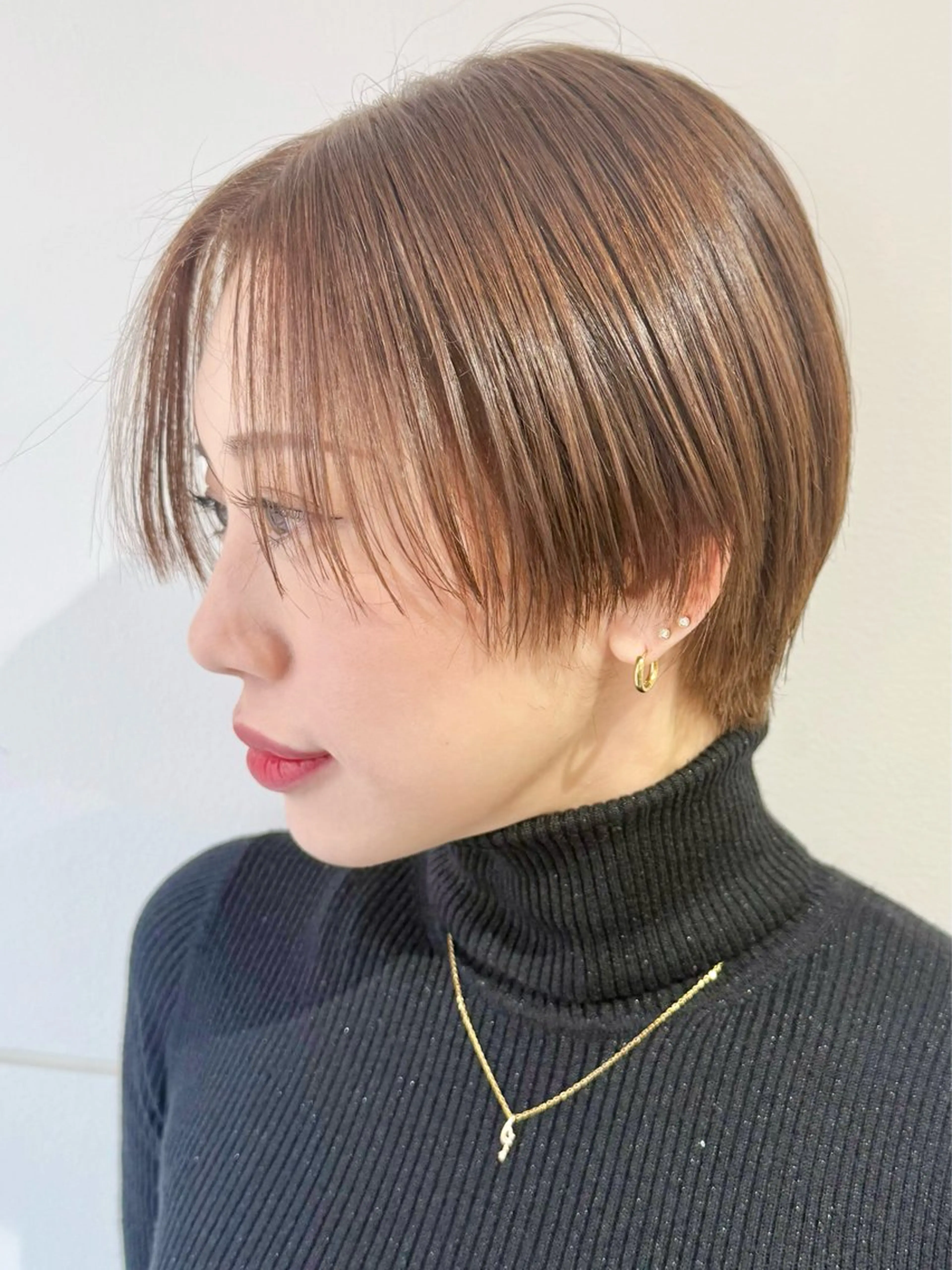 ショート カラー 白髪ぼかし×ショート ハイライト×玉山直哉のヘアスタイル