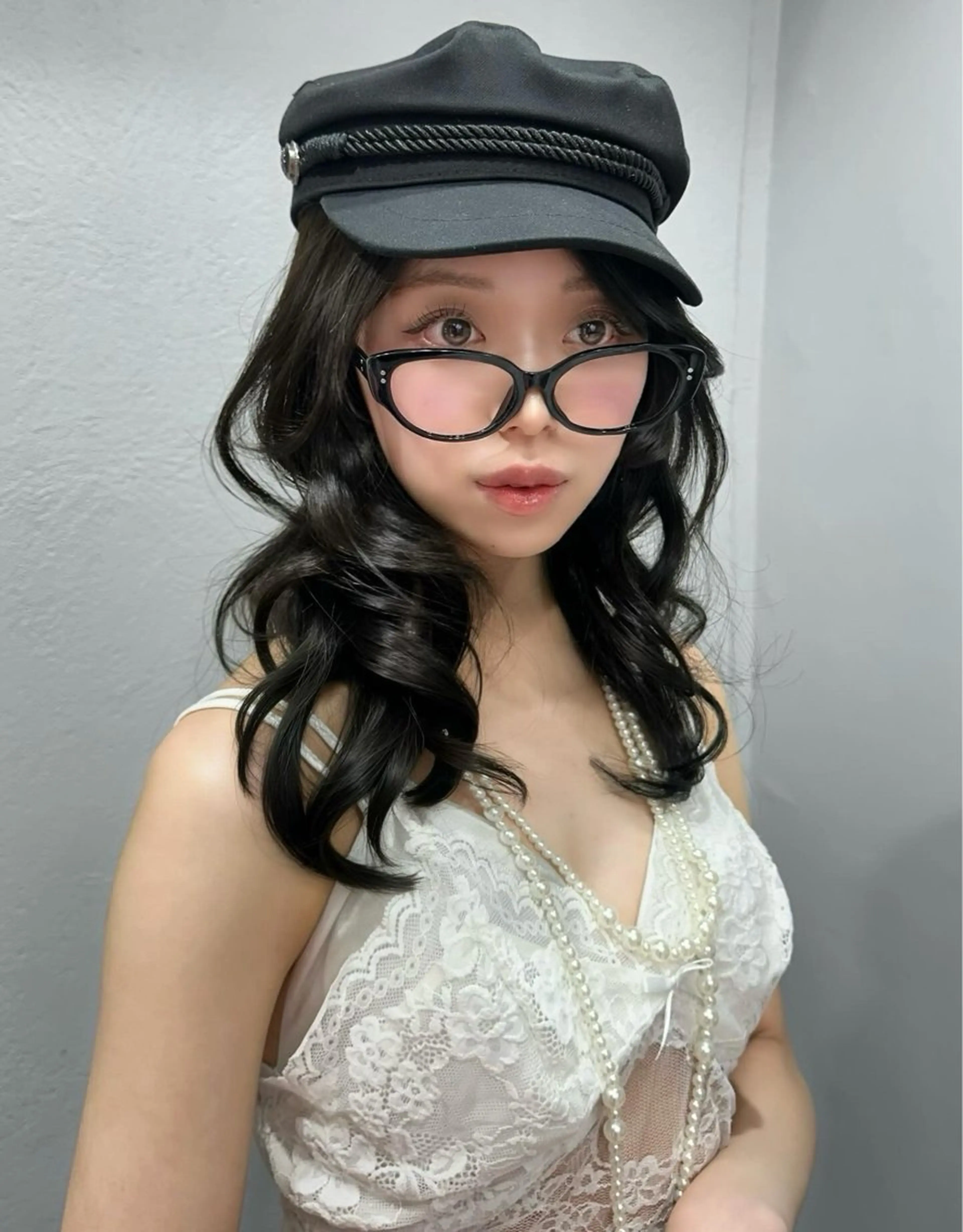 セミロング ヘアカラー トリートメント 𝑴𝑶𝑲𝑨渋谷 トレンド韓国ヘア🩷のヘアスタイル