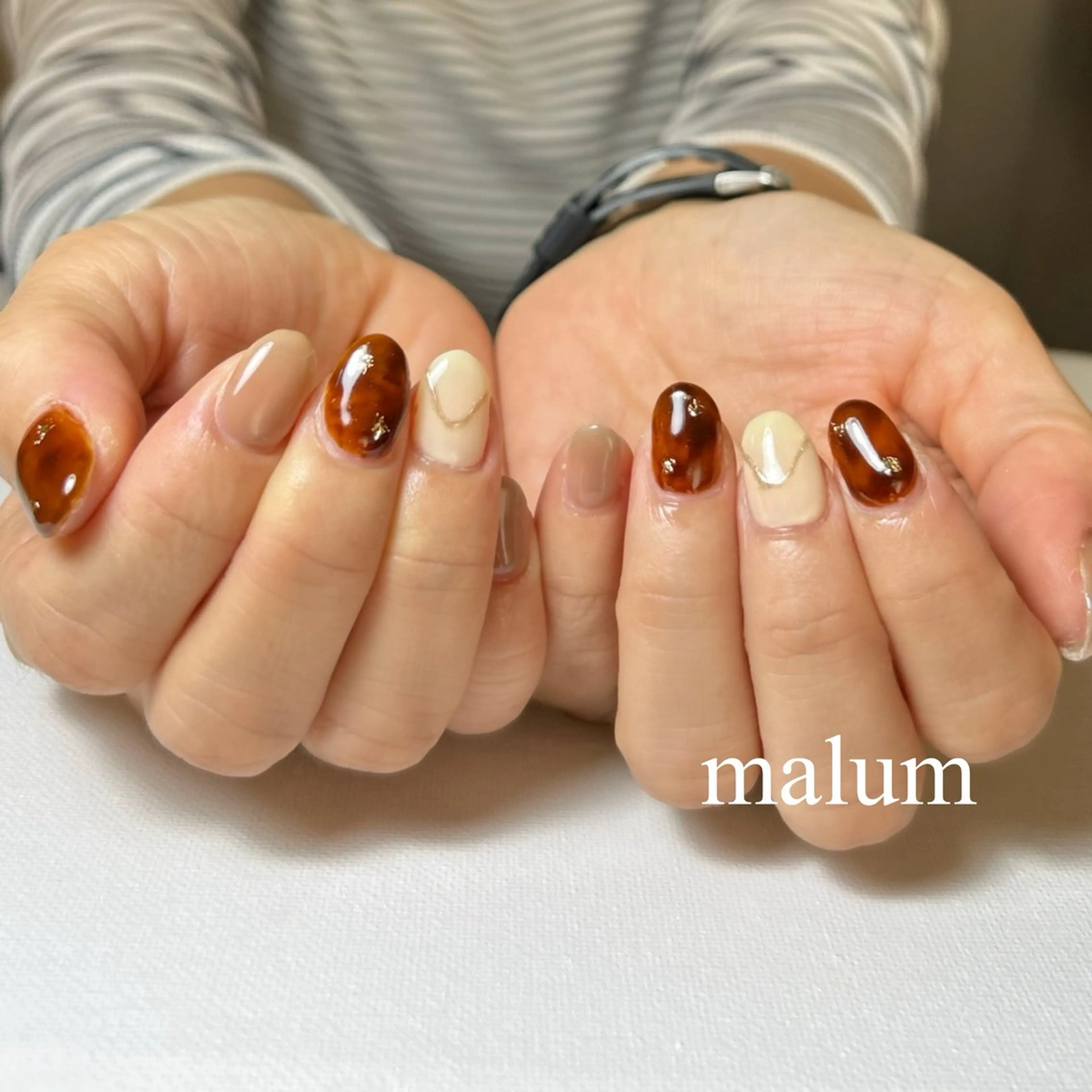 ネイル ハンドネイル malum nailのネイルデザイン