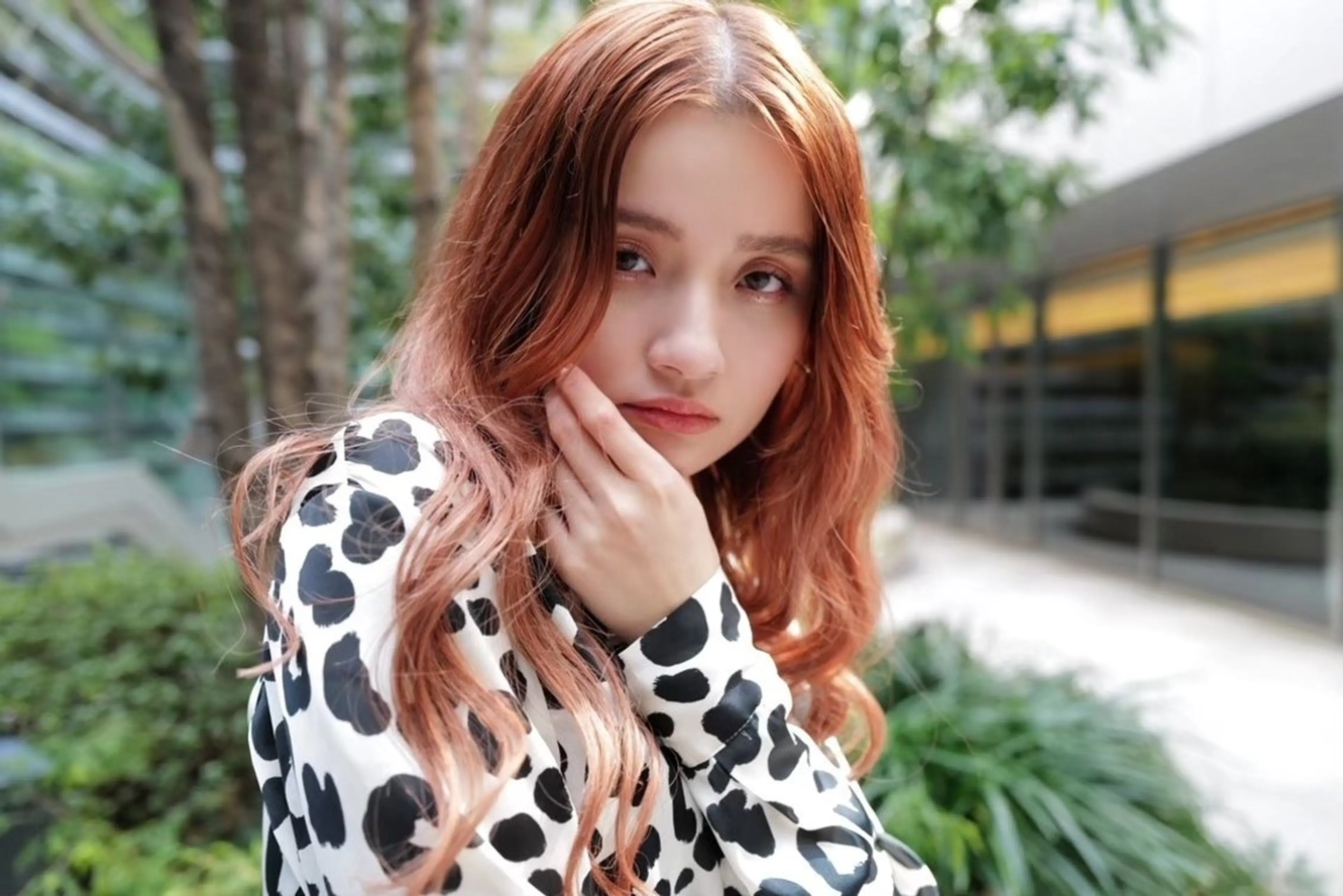 ロング カラー カット ヘアカラー 花田 麟のヘアスタイル