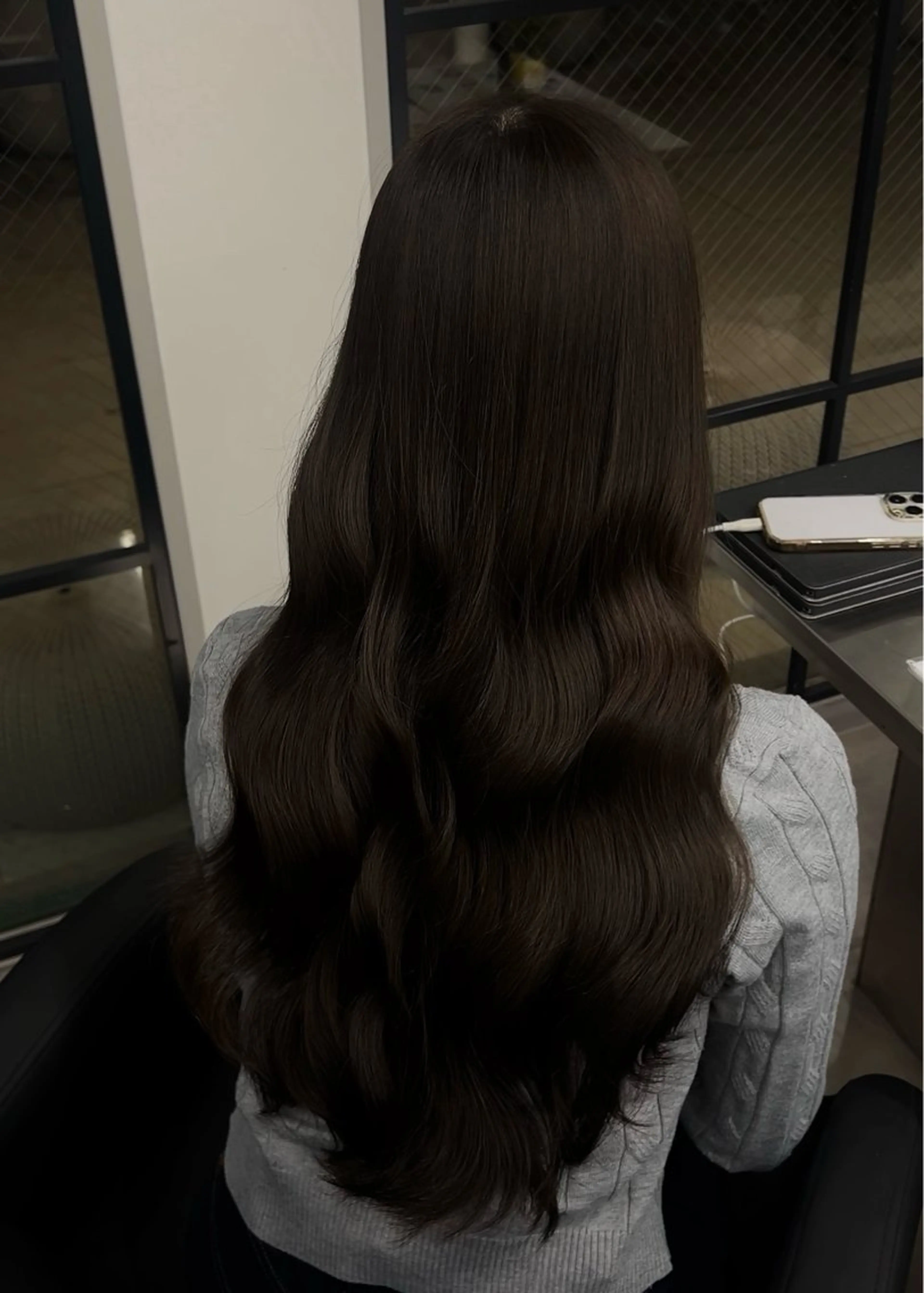 ロング ヘアカラー トリートメント 💖髪質改善カラー/ エクステ💖かりんのマツエク・マツパデザイン