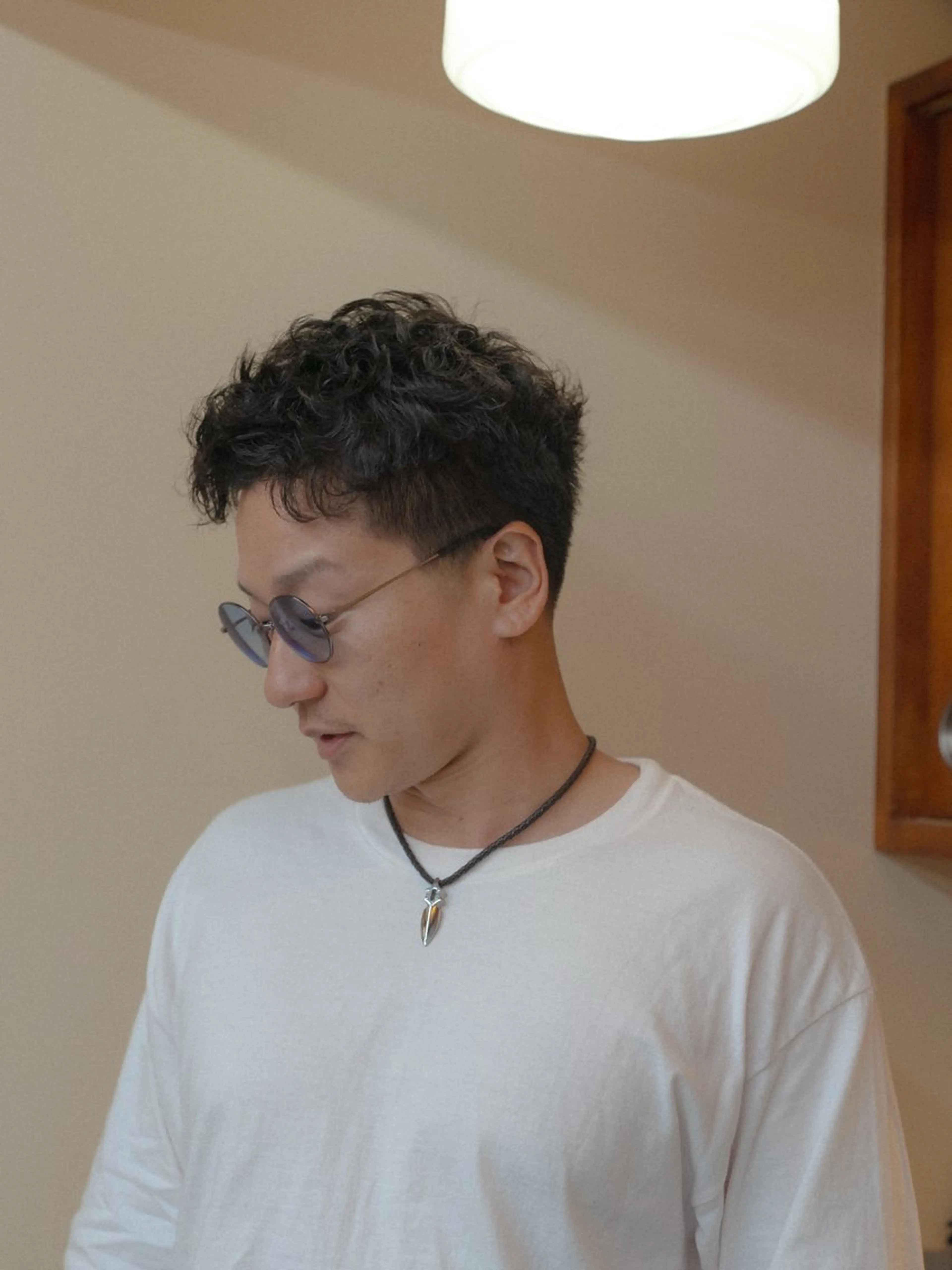 ショート カラー パーマ メンズ メンズパーマ ショートヘア カット パーマ 🔗メンズサロン🔗 Kieのヘアスタイル