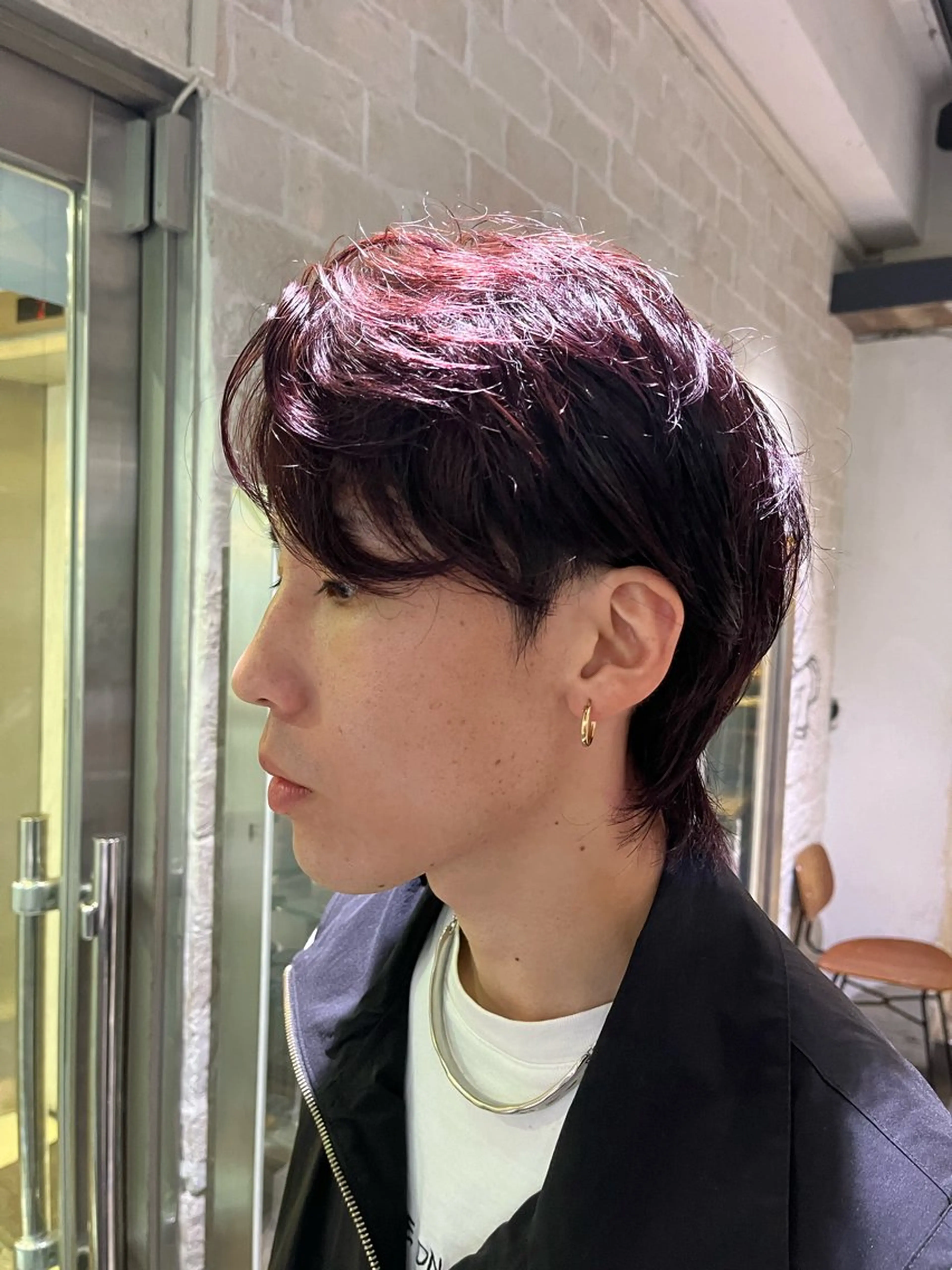 カラー ブリーチ ブリーチなしカラー レッドカラー daichi (UMM)のヘアスタイル