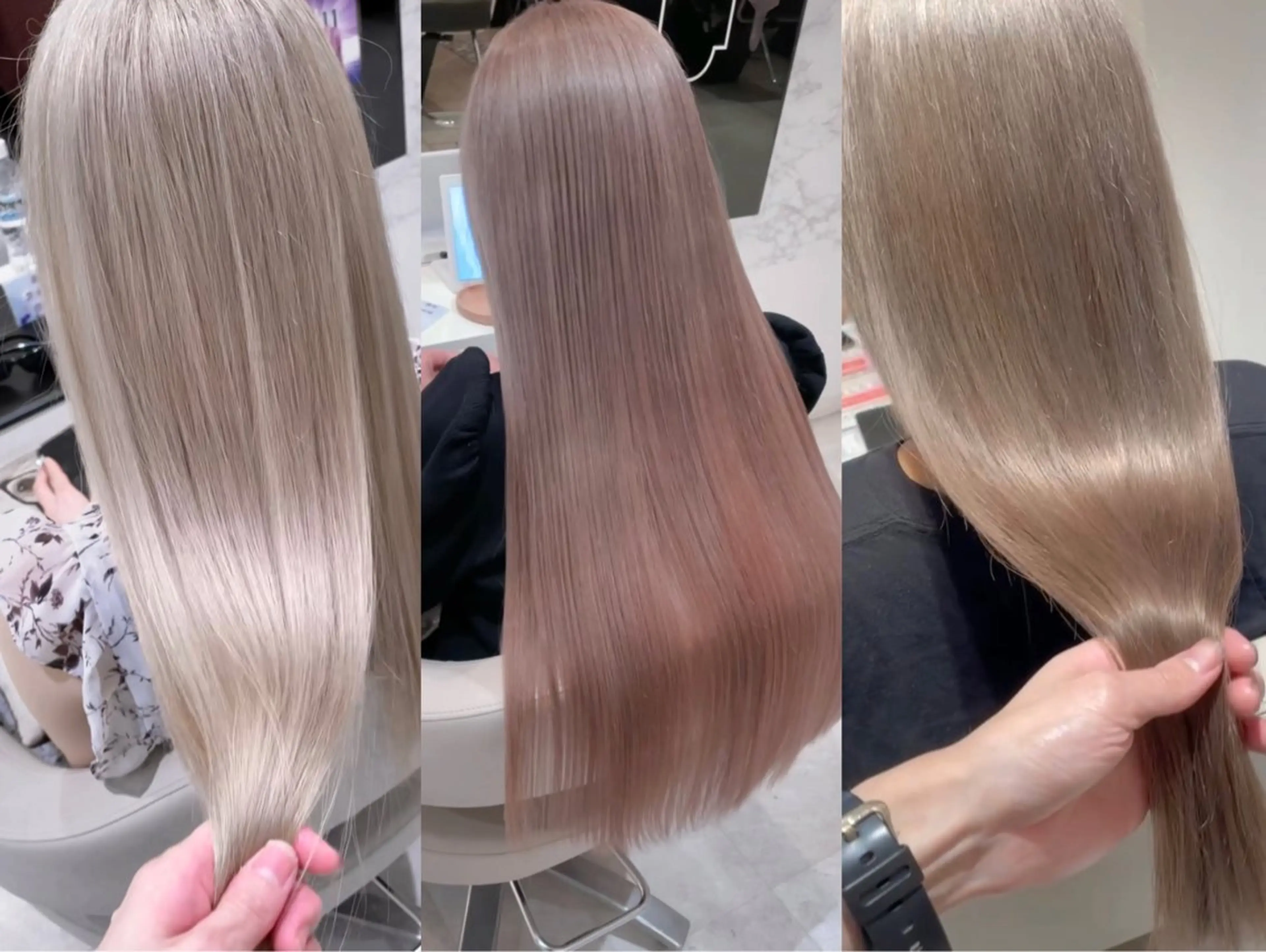 【ブリーチありカラー】カット+ブリーチ+オンカラー（ケアブリーチ付き）の写真