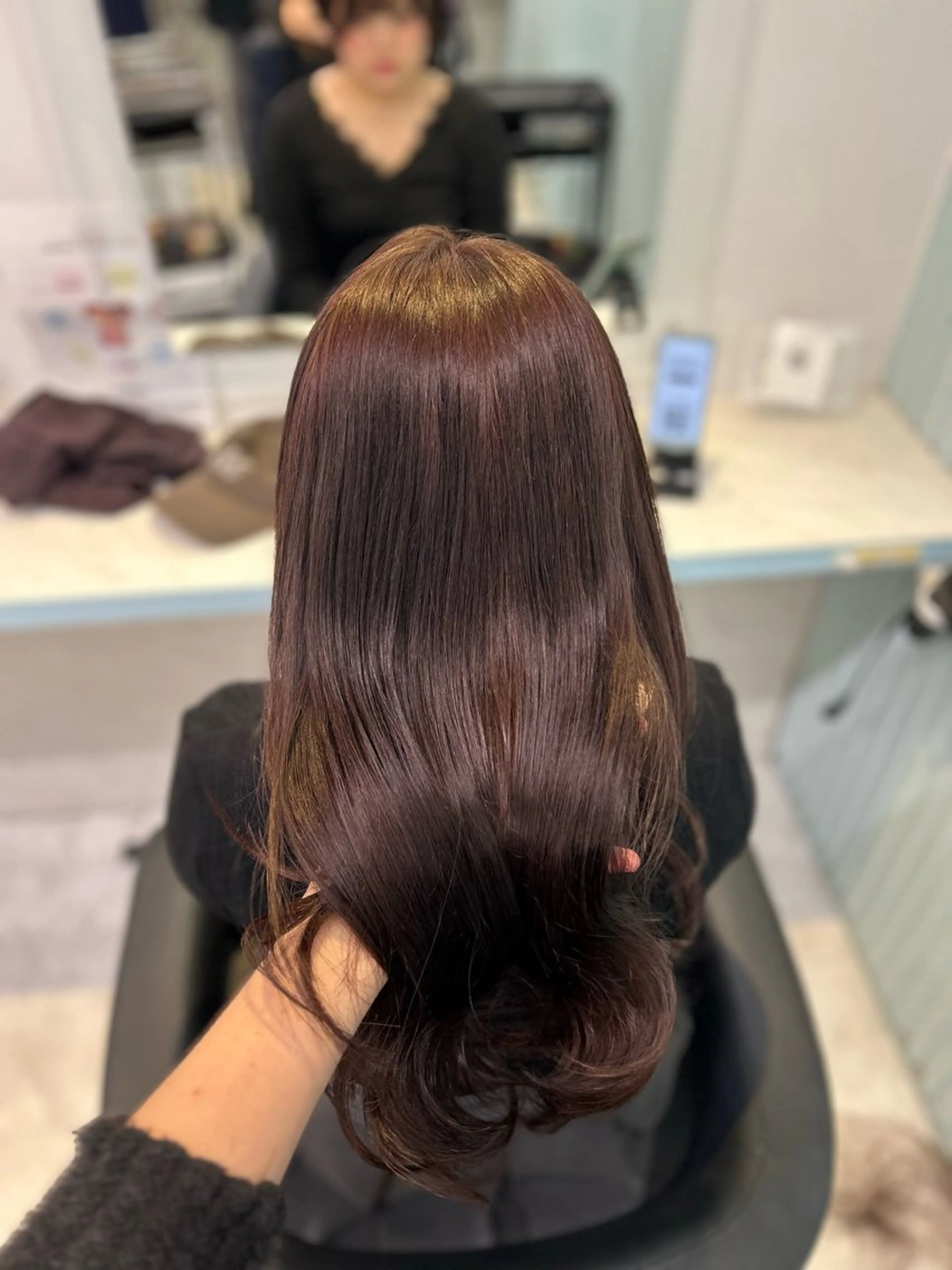 ロング ヘアカラー ヘッドスパ ヘアセット 🥀艶髪/似合わせ 暖色/まな🥀のヘアスタイル