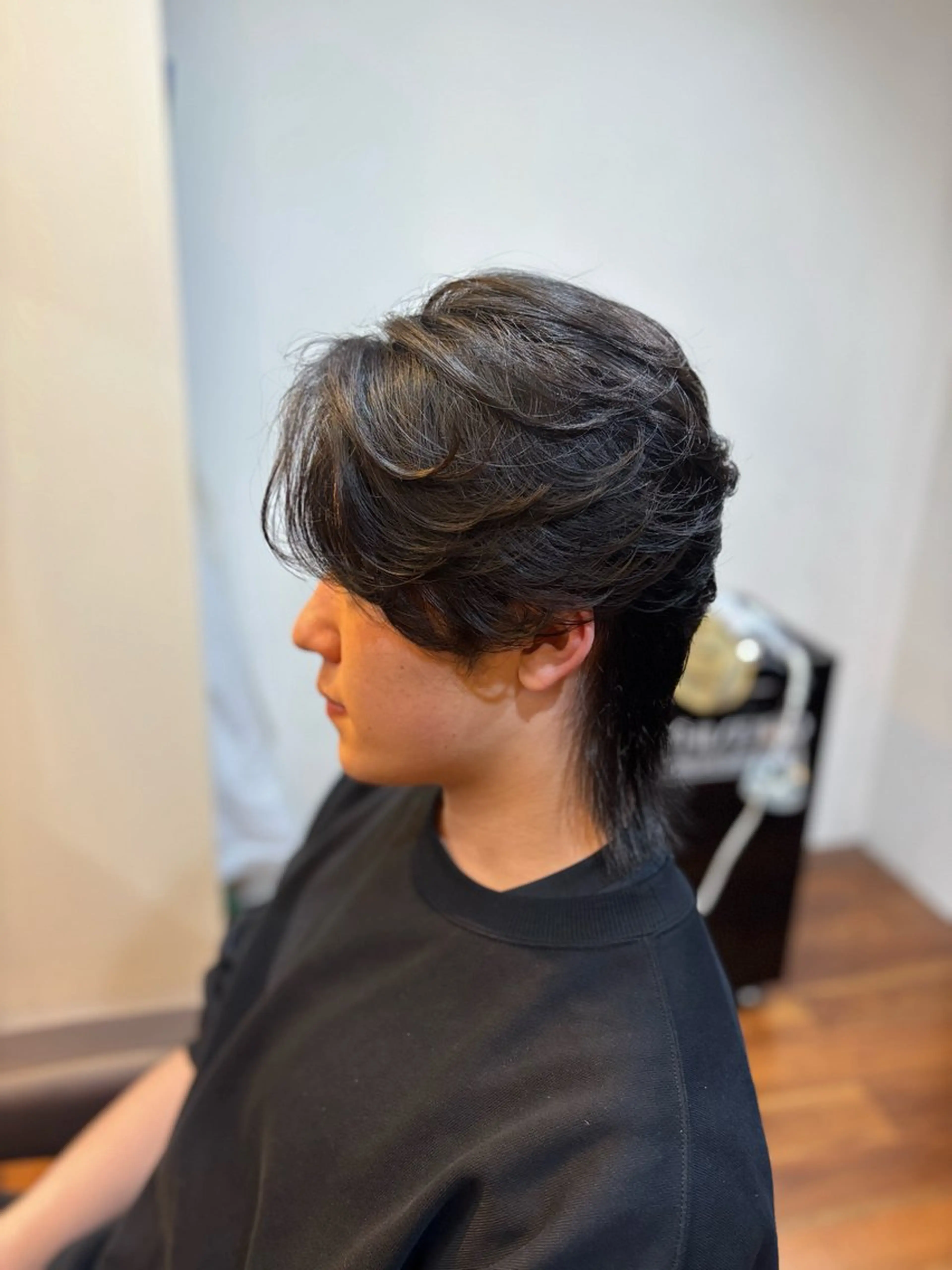 ミディアム パーマ カット パーマ 👑メンズパーマ/髪 質改善/鎌倉🐮のヘアスタイル