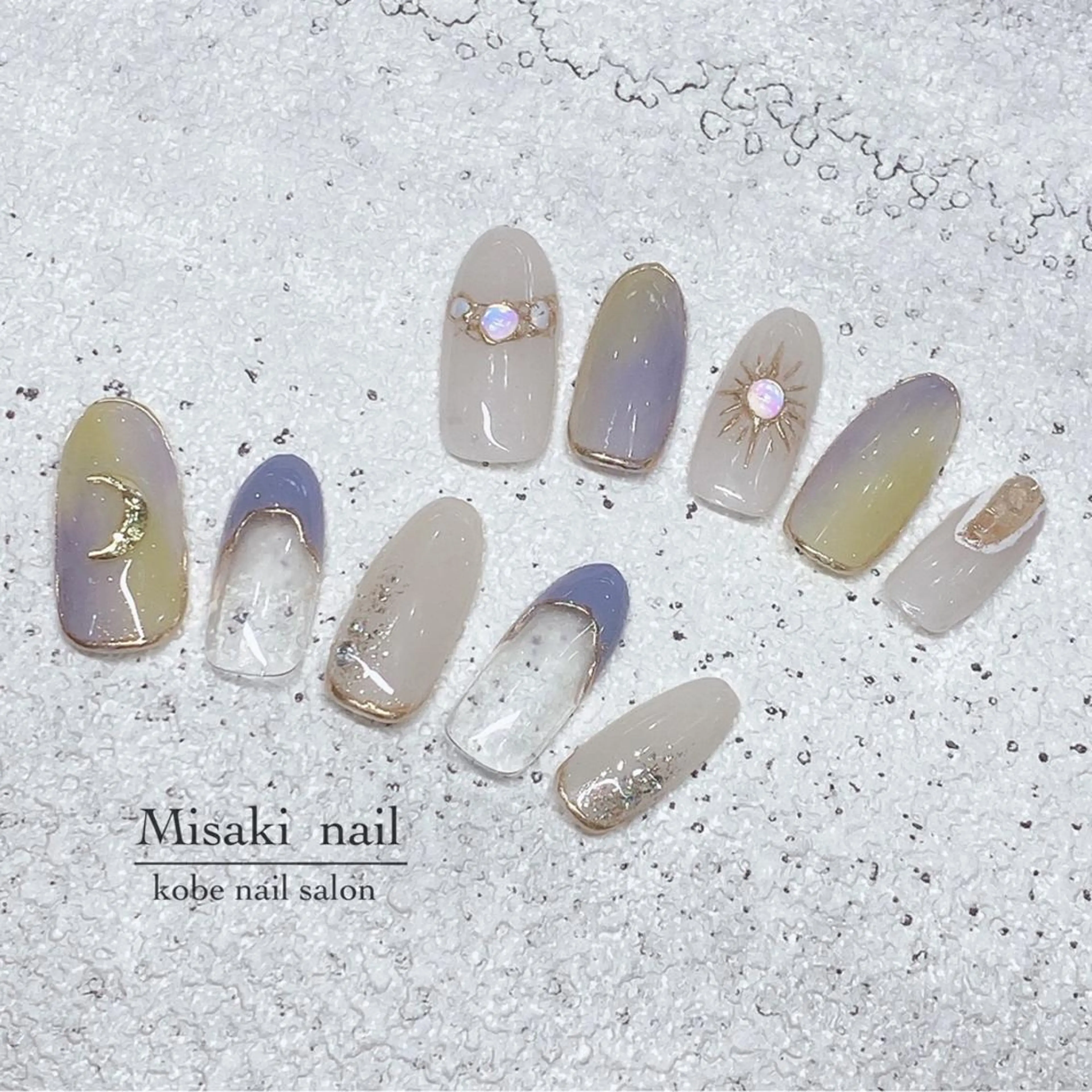 ネイル 韓国ネイル ワンホンネイル ハンドネイル nailsalon miinailsのネイルデザイン