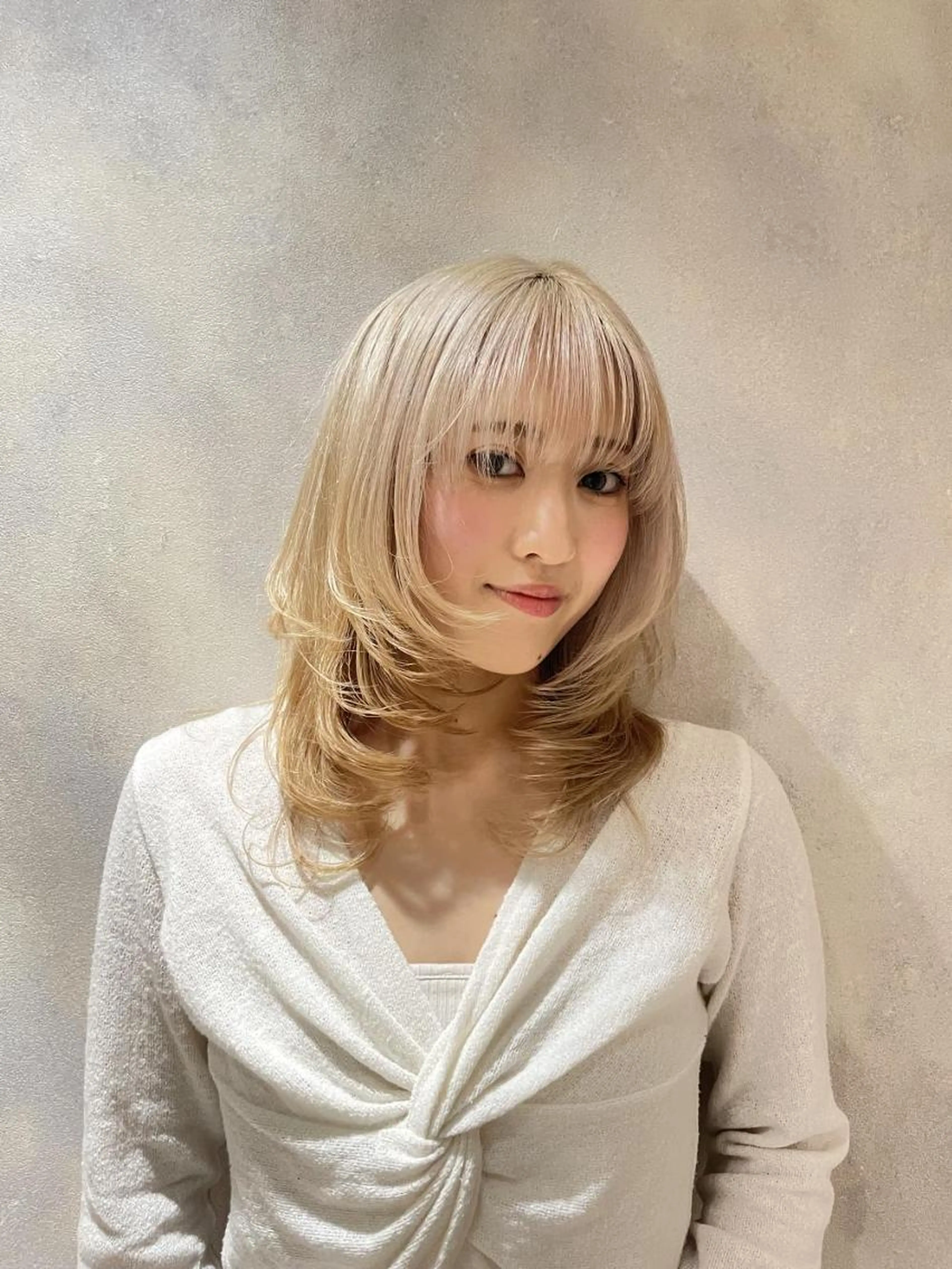 ケアブリーチ＋カラー＋トリートメント　￥22550→￥15400の写真