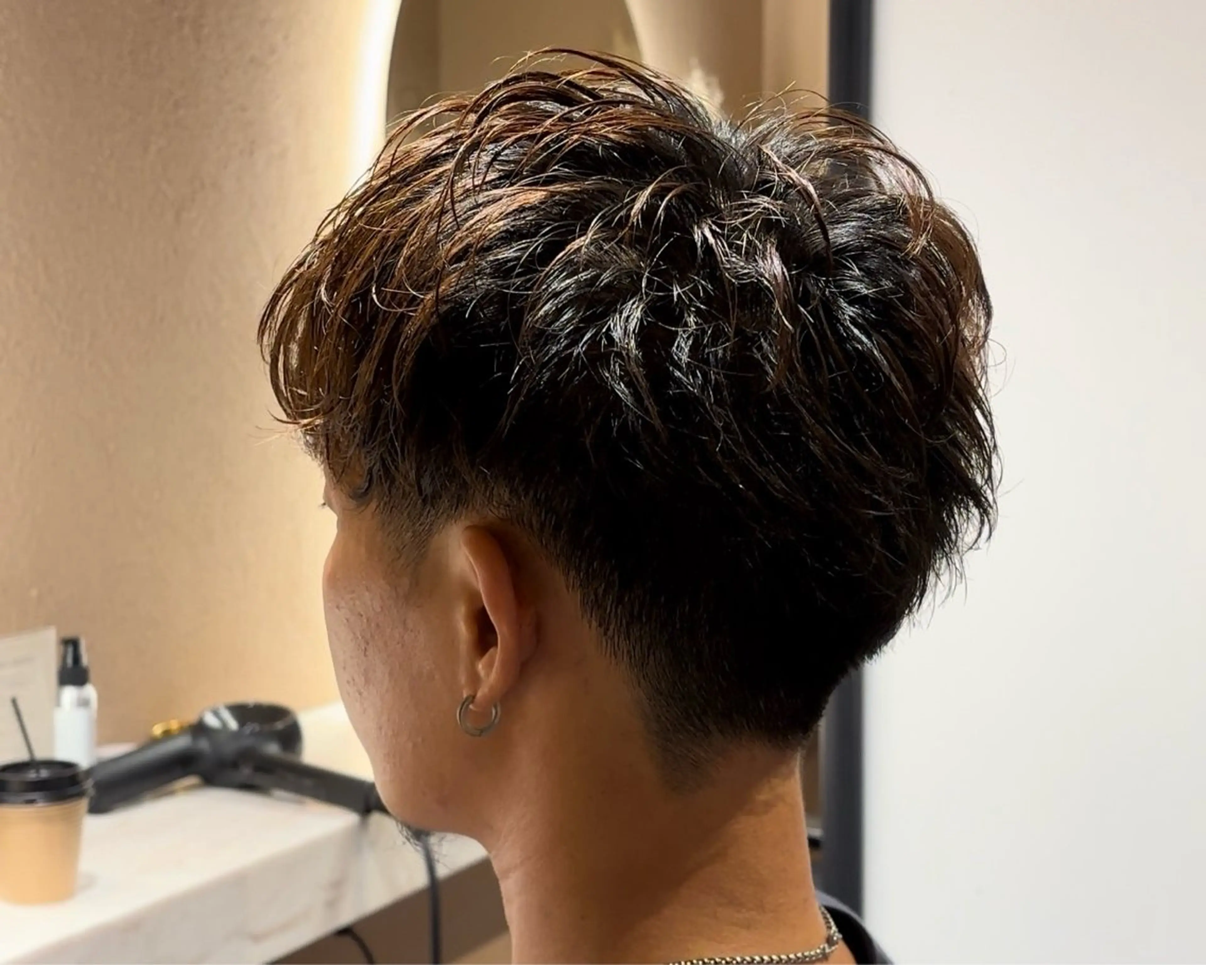 メンズ 刈り上げ 朝楽パーマ🔥 メンズ特化のヘアスタイル