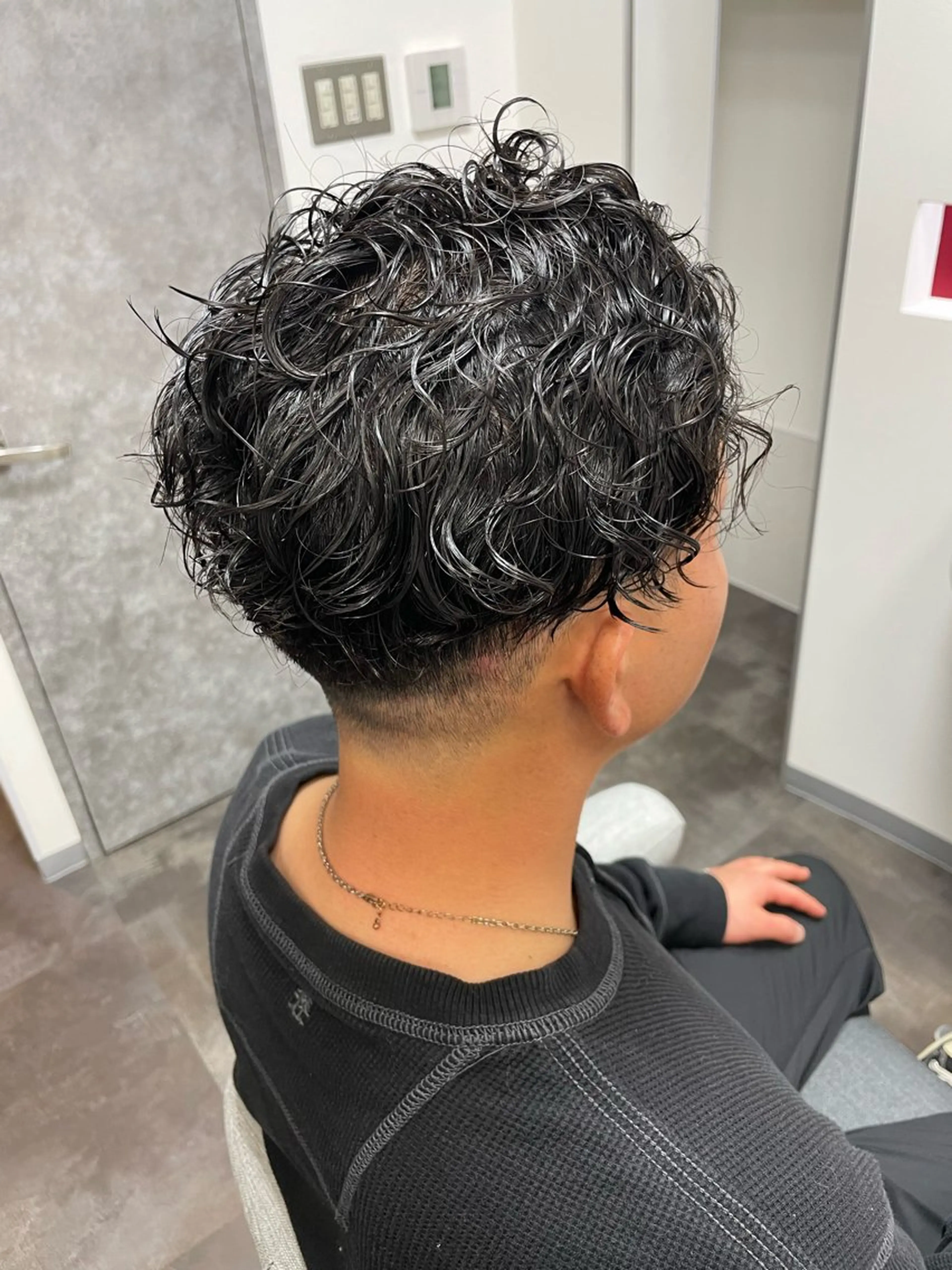 パーマ メンズ 須田 倫代のヘアスタイル