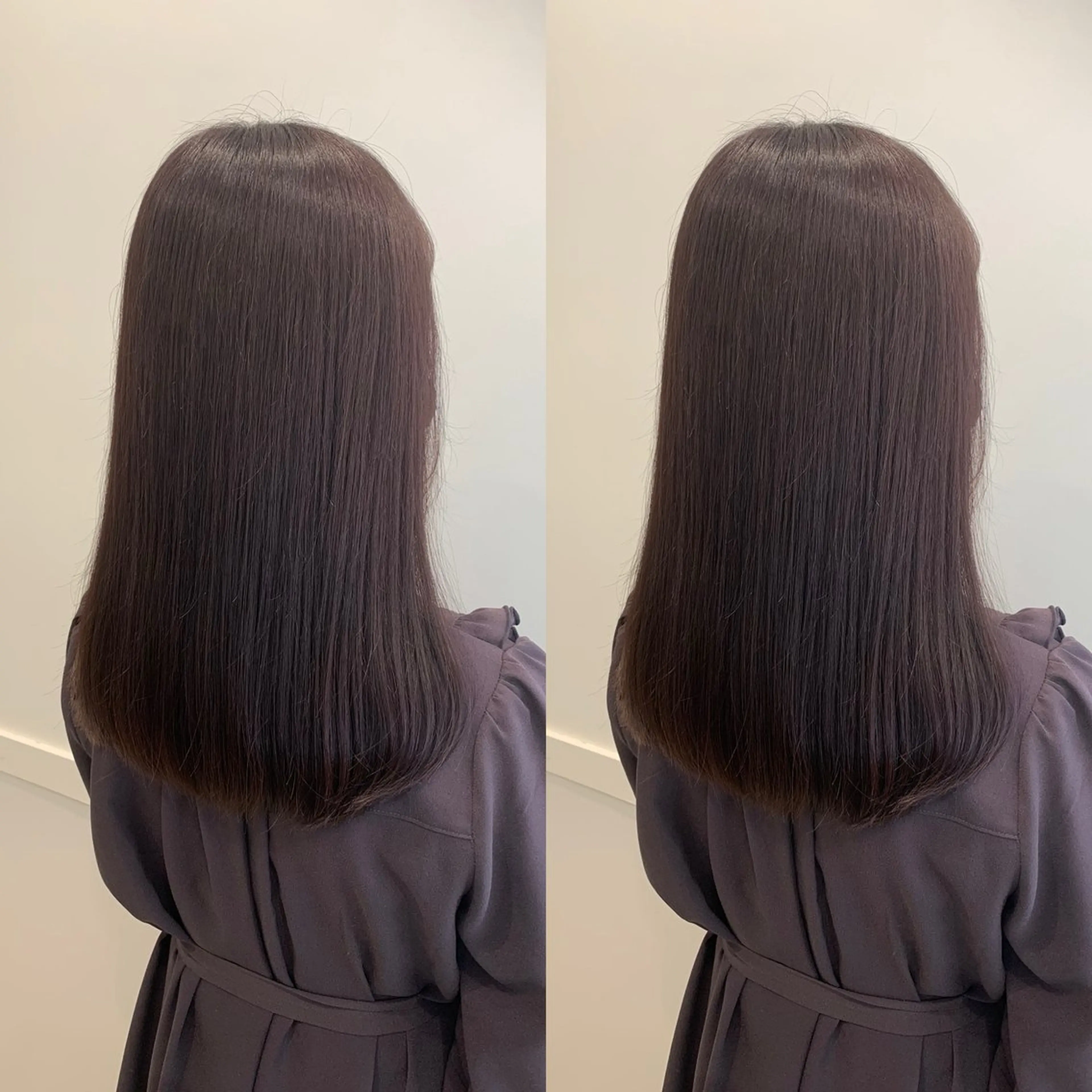 カラー アッシュ ラベンダーカラー ラベンダーアッシュ 全席個室美容室 髪質改善/レイヤーのヘアスタイル