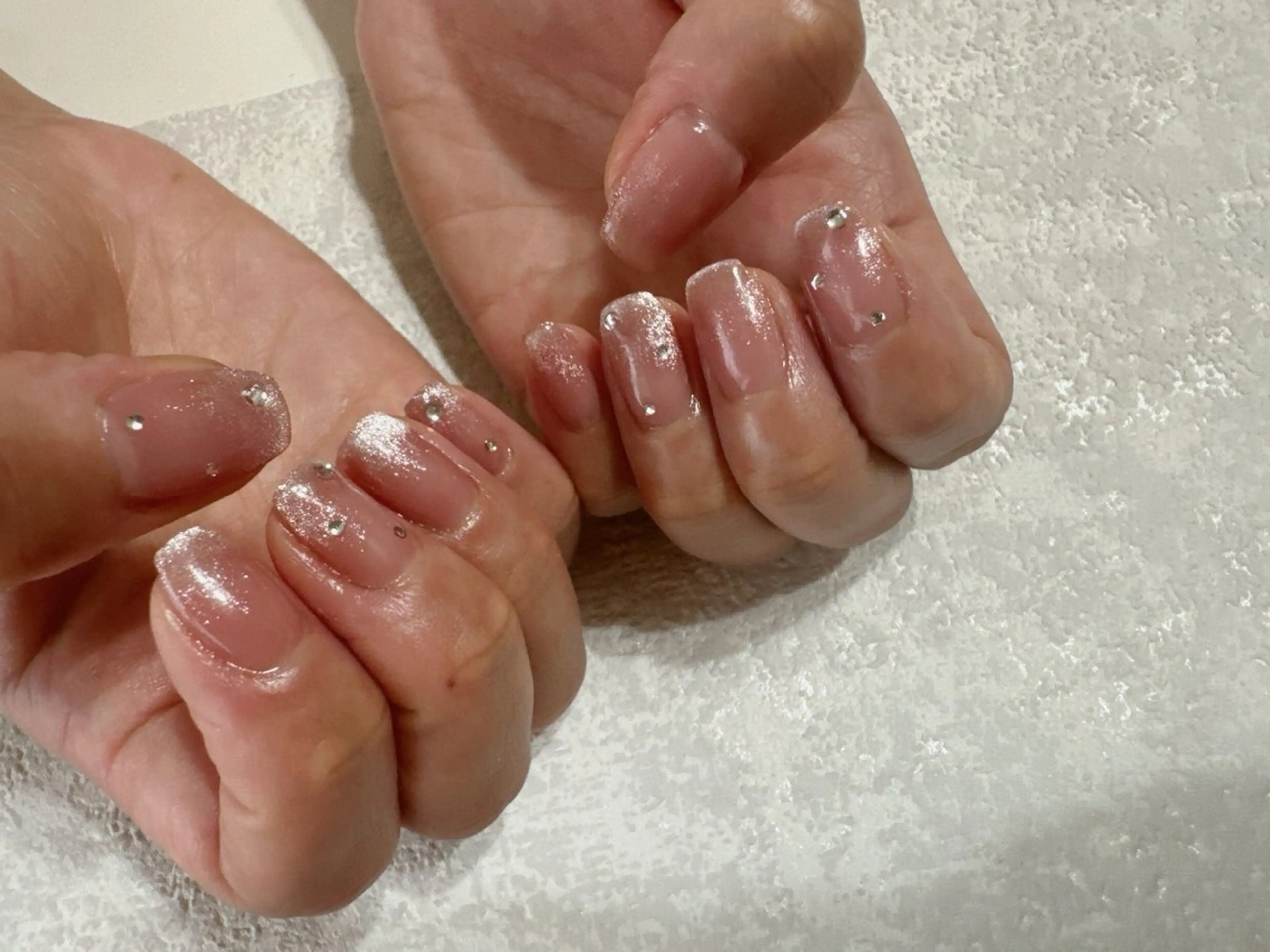 ネイル フットネイル ジェルネイル グラデーション キラキラネイル マグネットネイル kikinail 溝の口のネイルデザイン