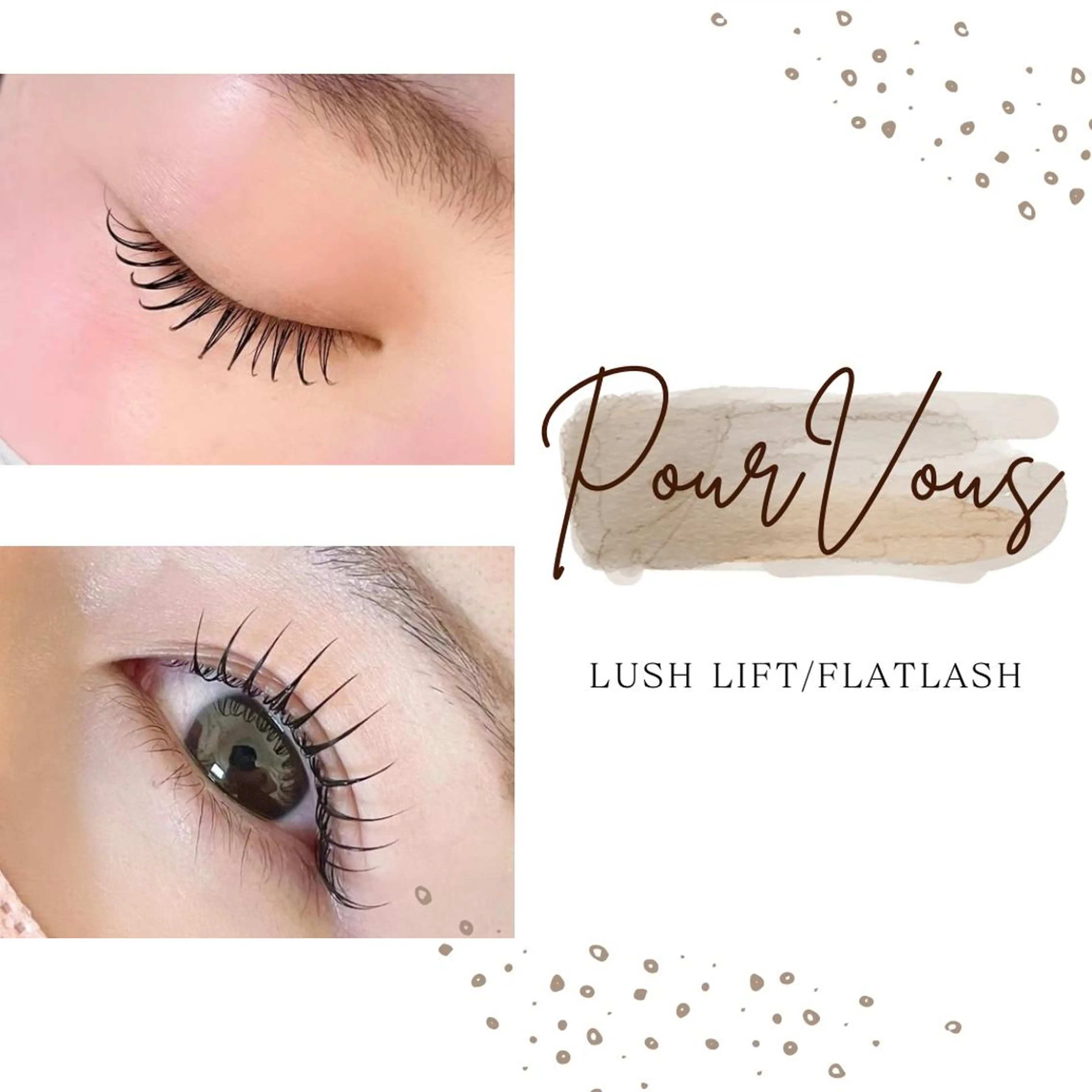 マツエク・マツパ アイブロウ pour voursのマツエク・マツパデザイン