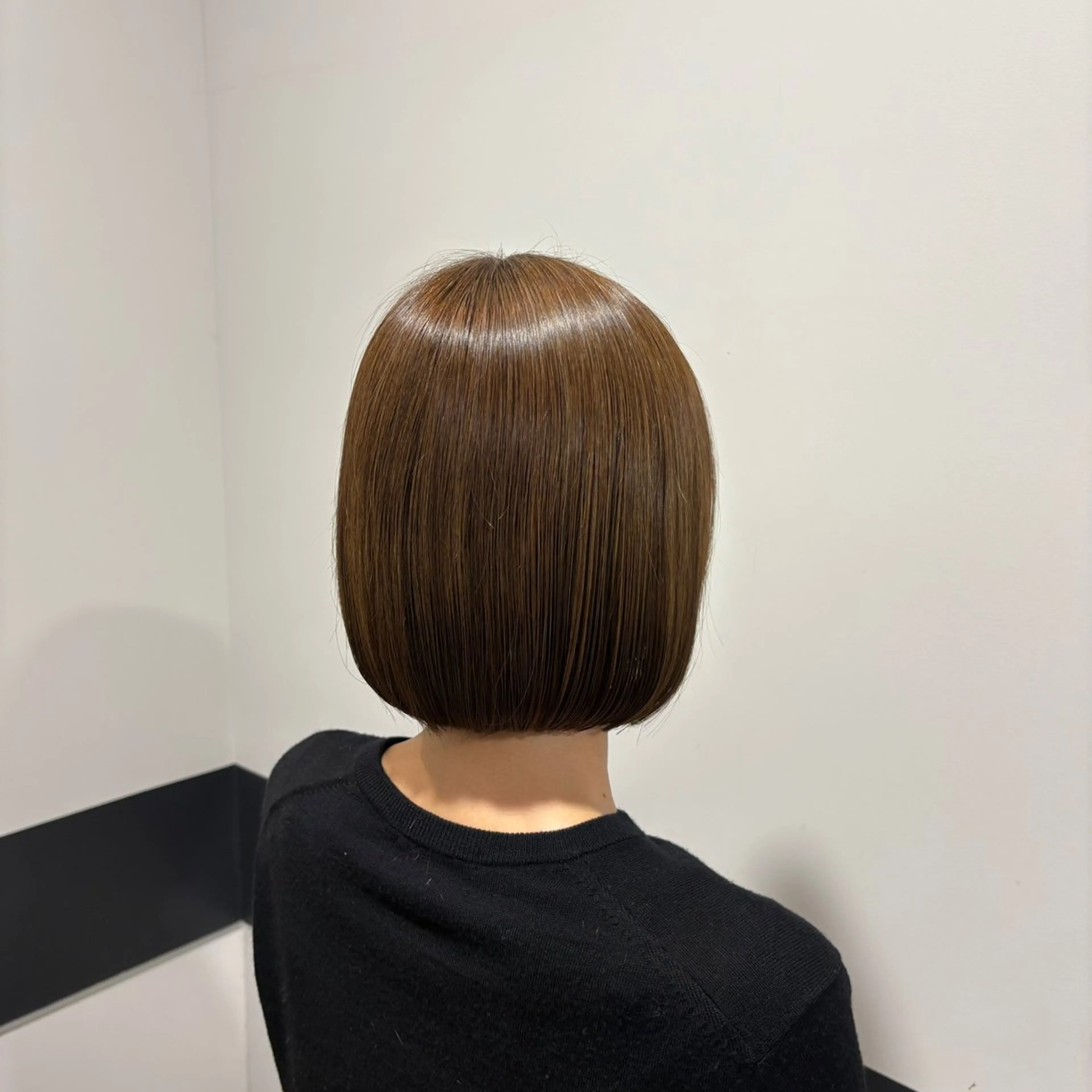 ミディアム ボブ カット ヘアカラー トリートメント ボブ/外国人風カラー 🩵mikiのヘアスタイル