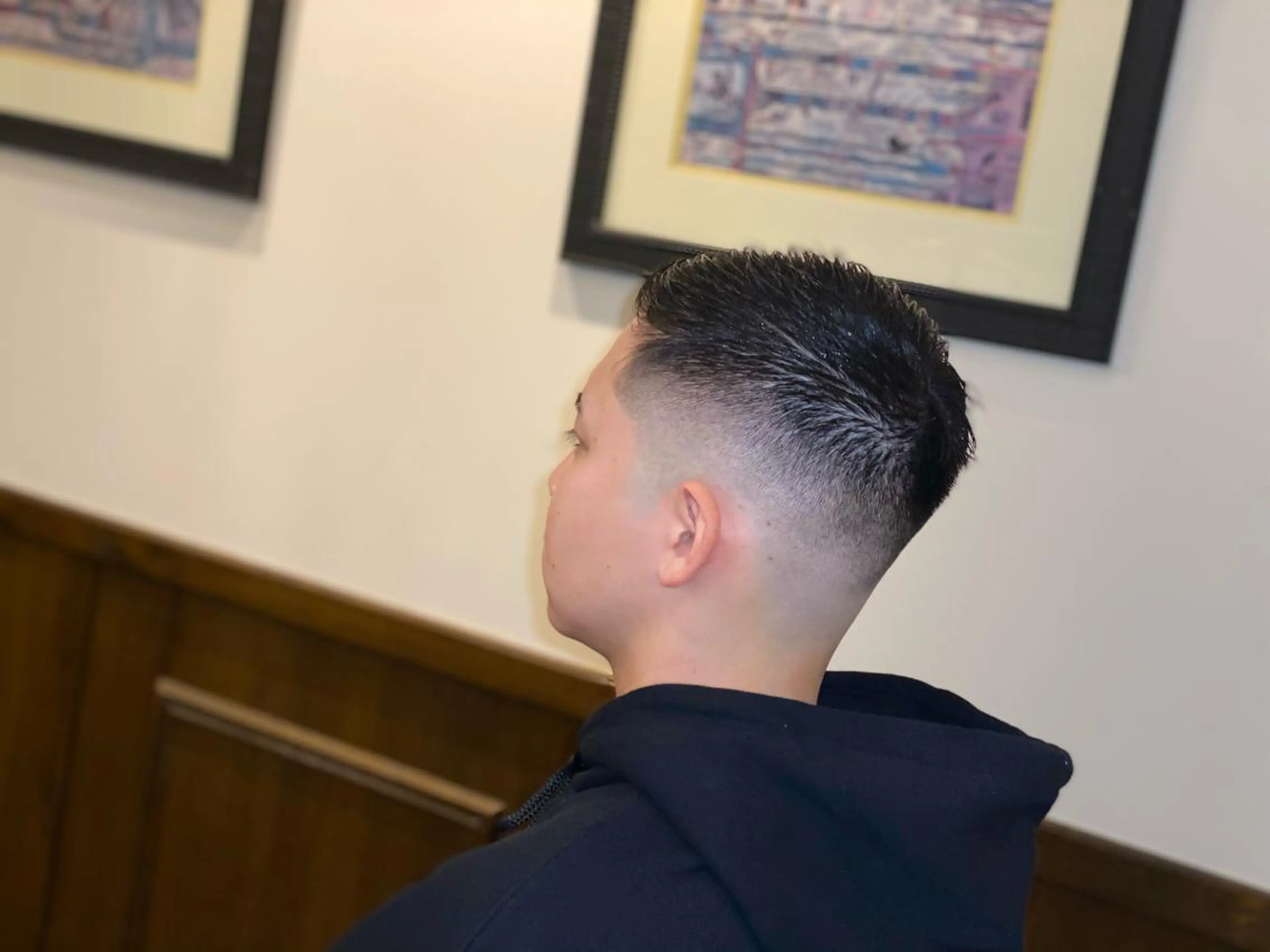 ショート メンズ 竹林 烈のヘアスタイル