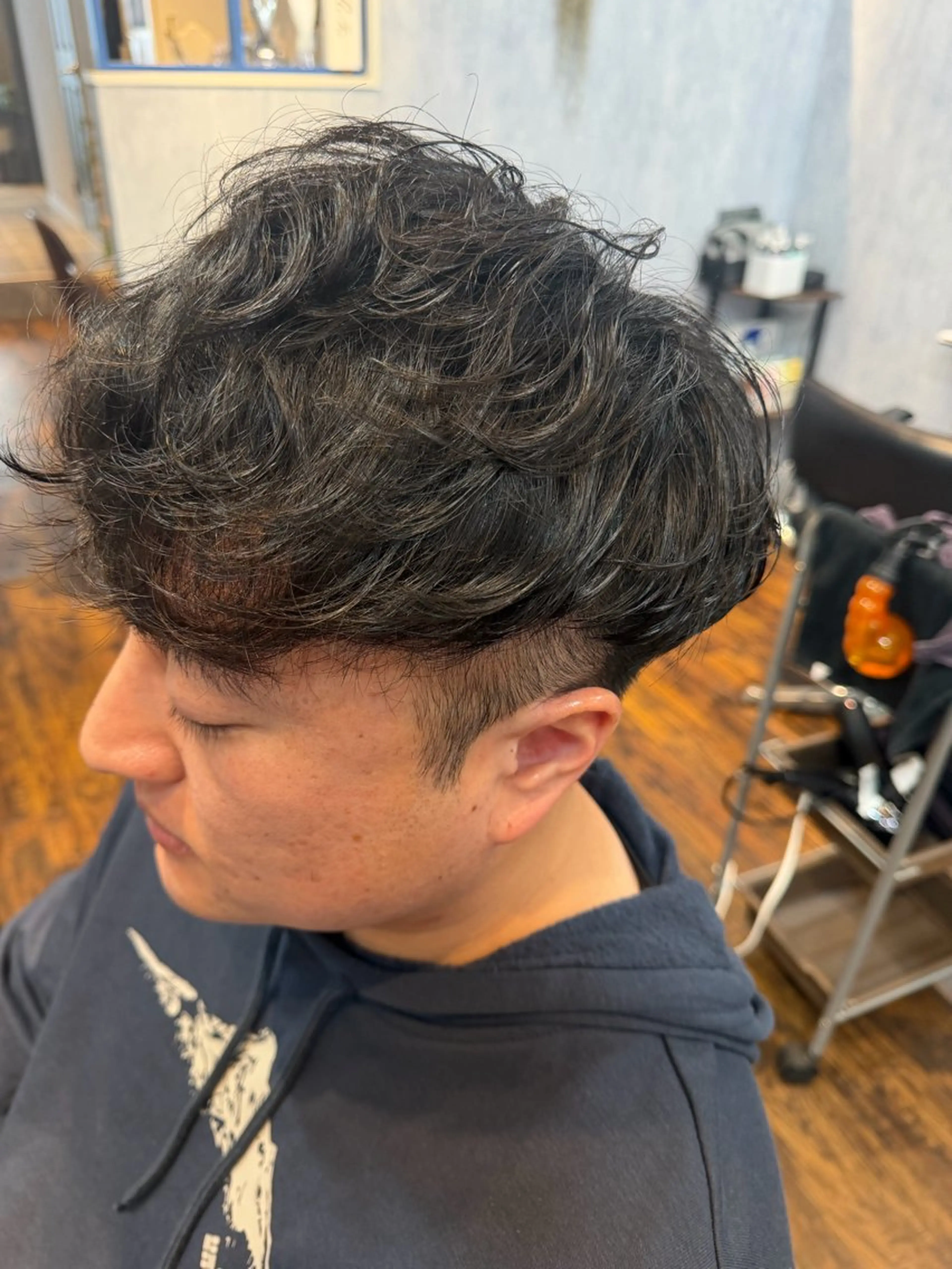 パーマ カット パーマ 【メンズ&髪質改善】 萬納陽介のヘアスタイル