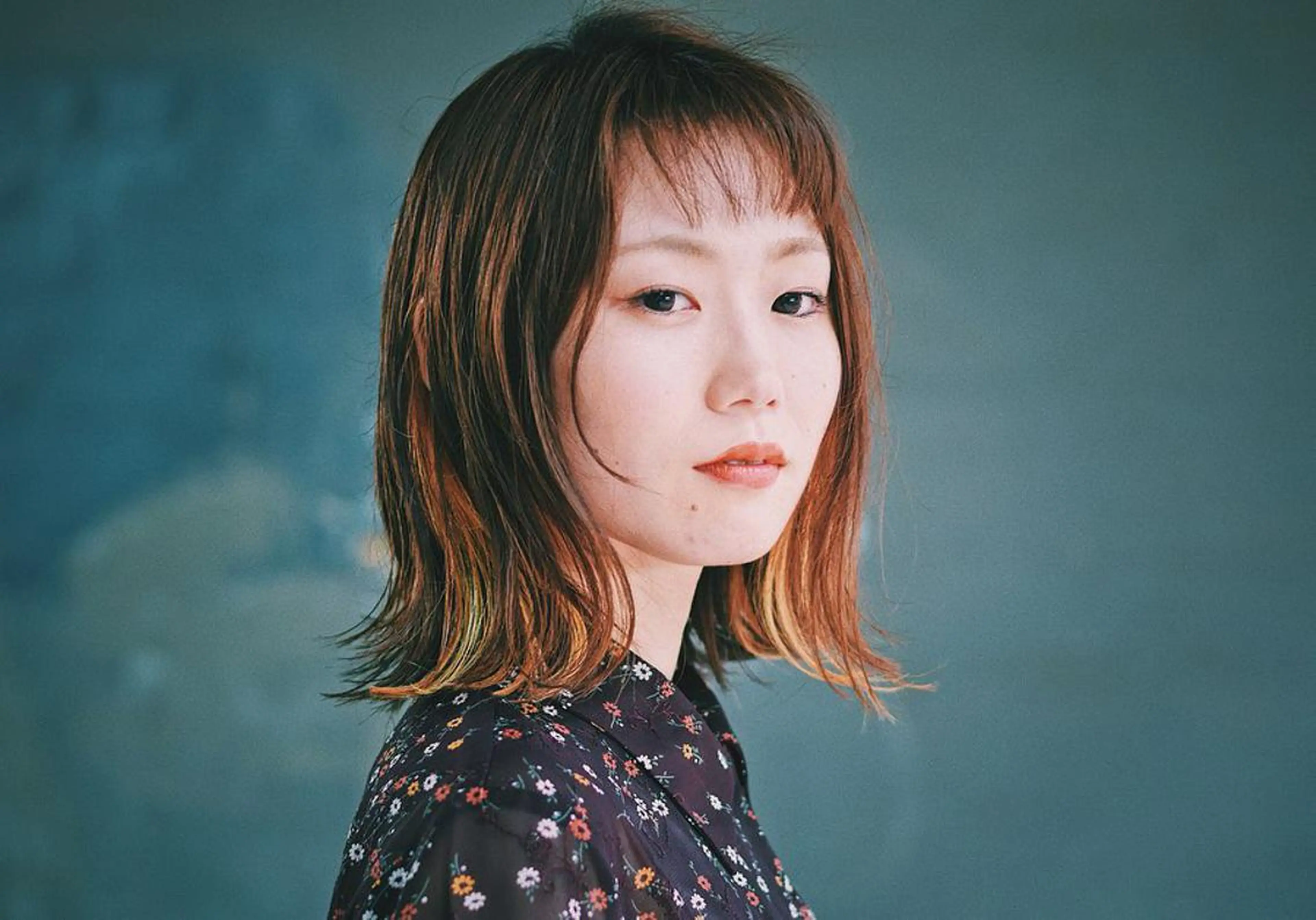 ミディアム カラー コウノス マサコのヘアスタイル