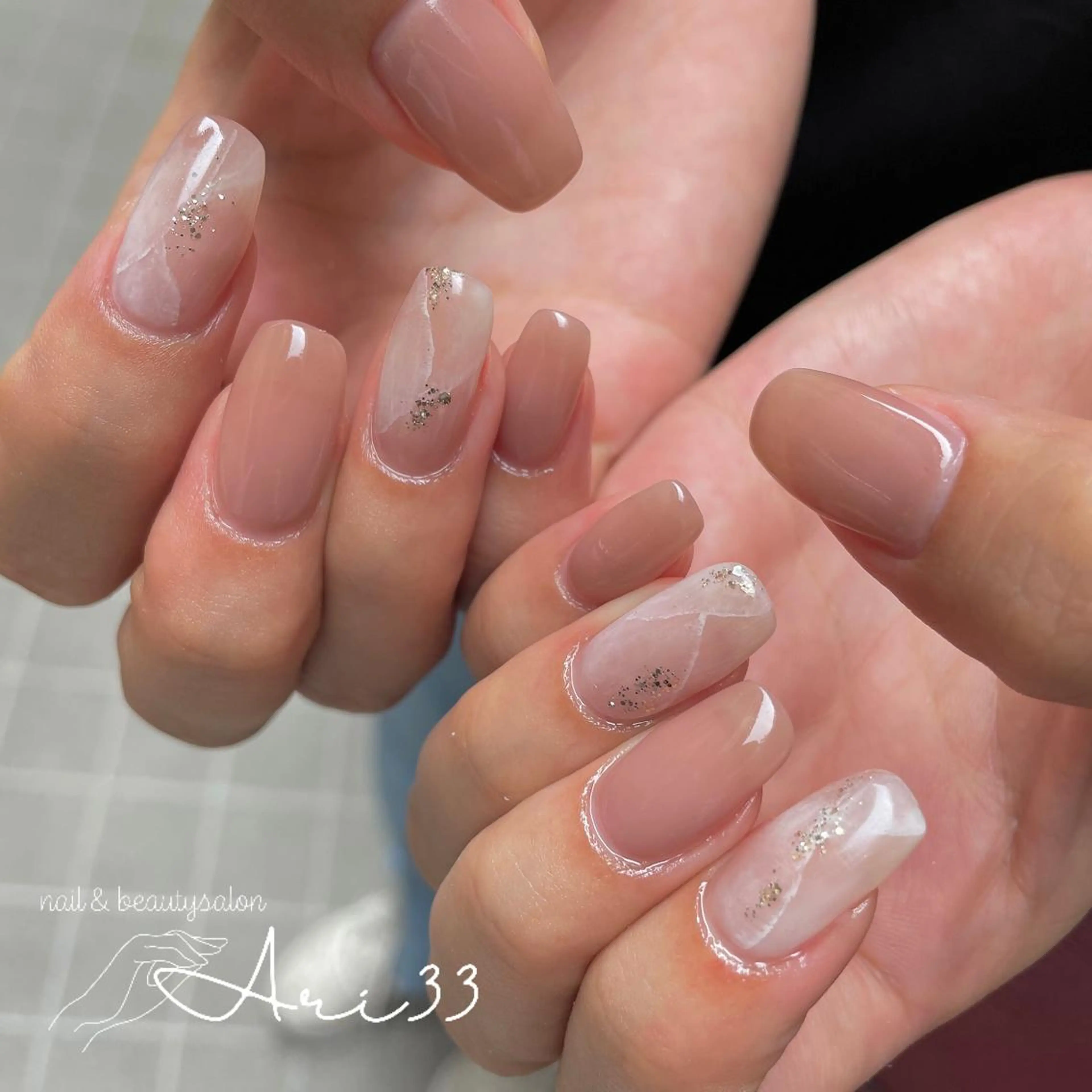 ネイル ハンドネイル プライベートサロン Ari33nailのネイルデザイン