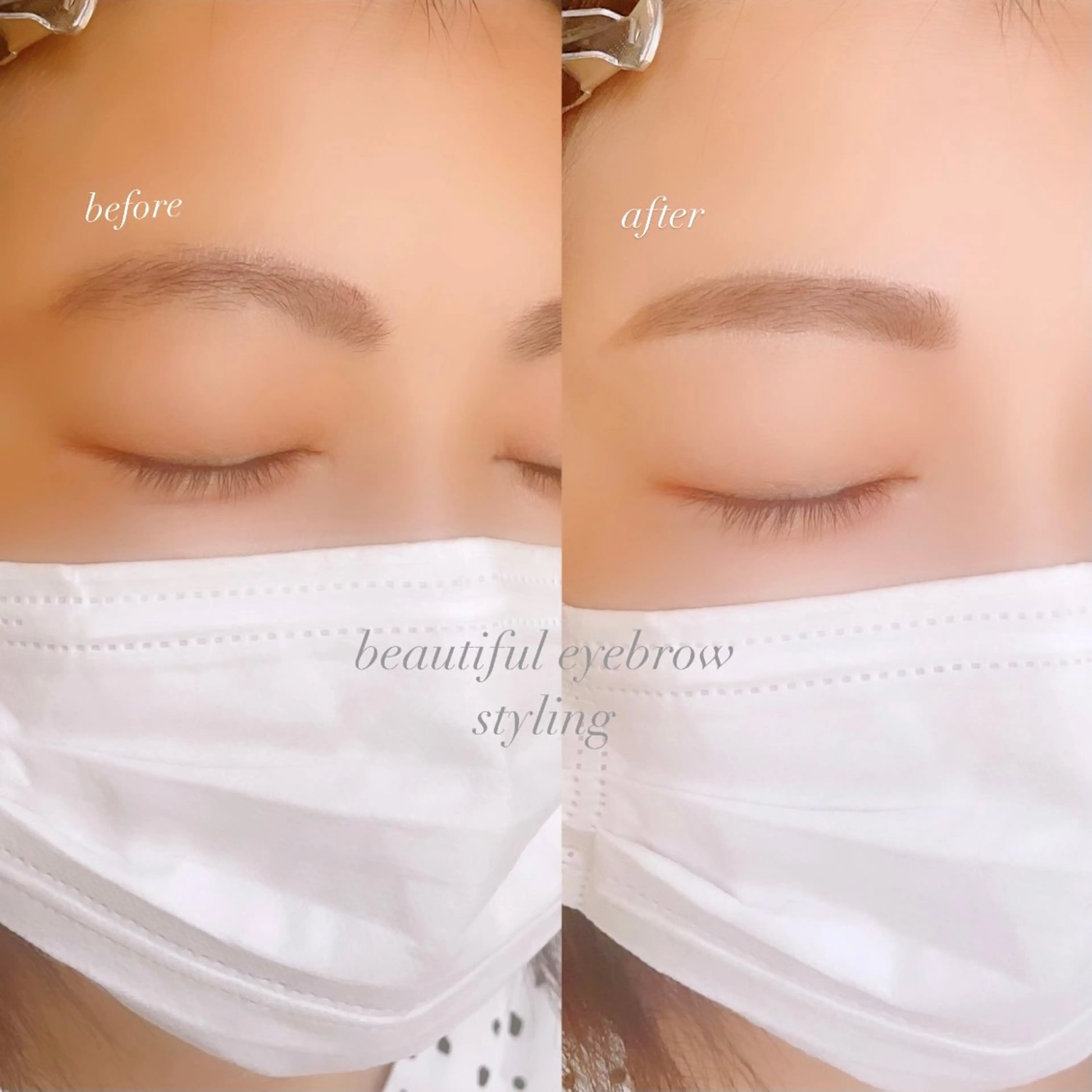 アイブロウ 片桐 星のマツエク・マツパデザイン