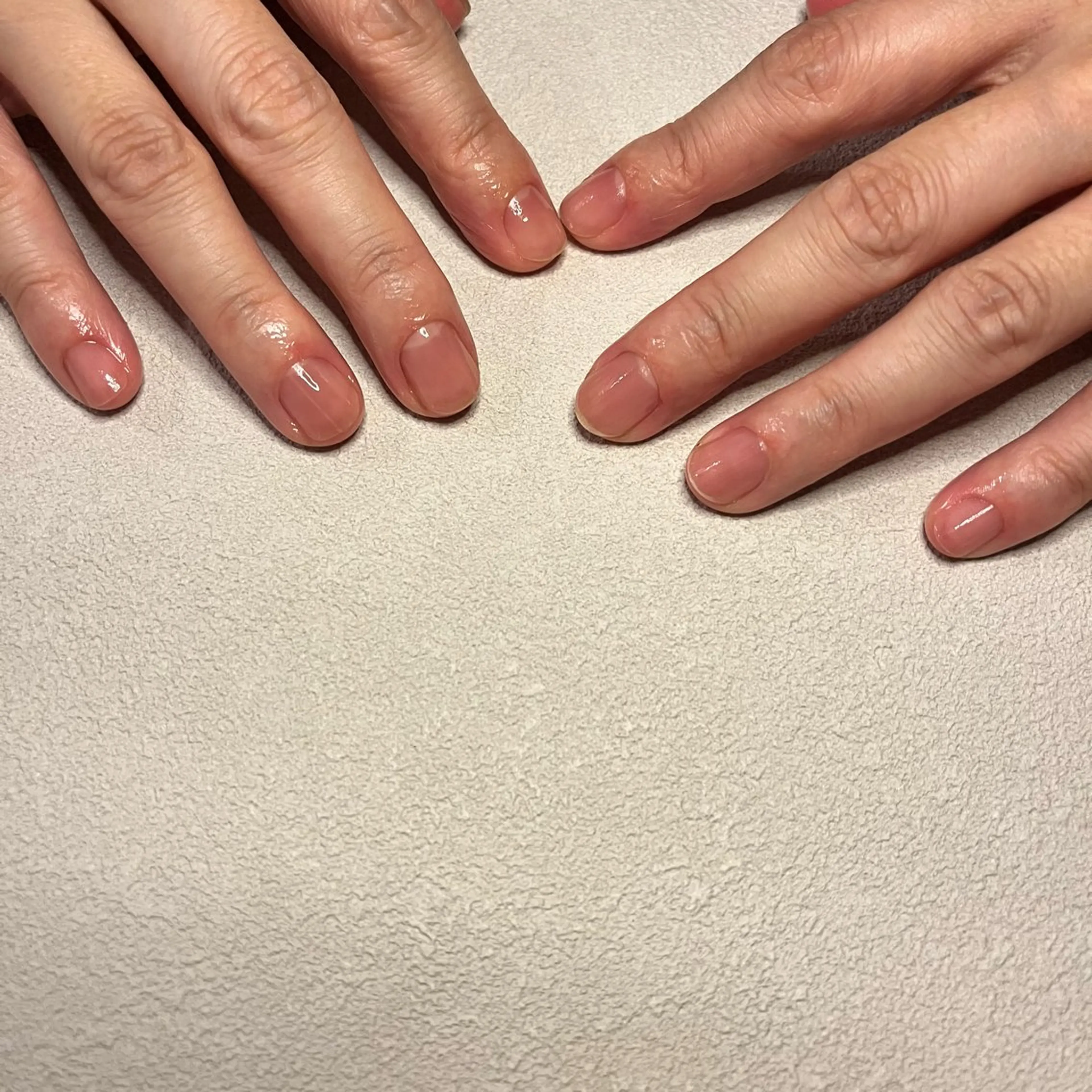 美爪・爪育ケアコース💅美容液仕上げ✨【マットor 艶ありクリアgel仕上げ+1000円の写真