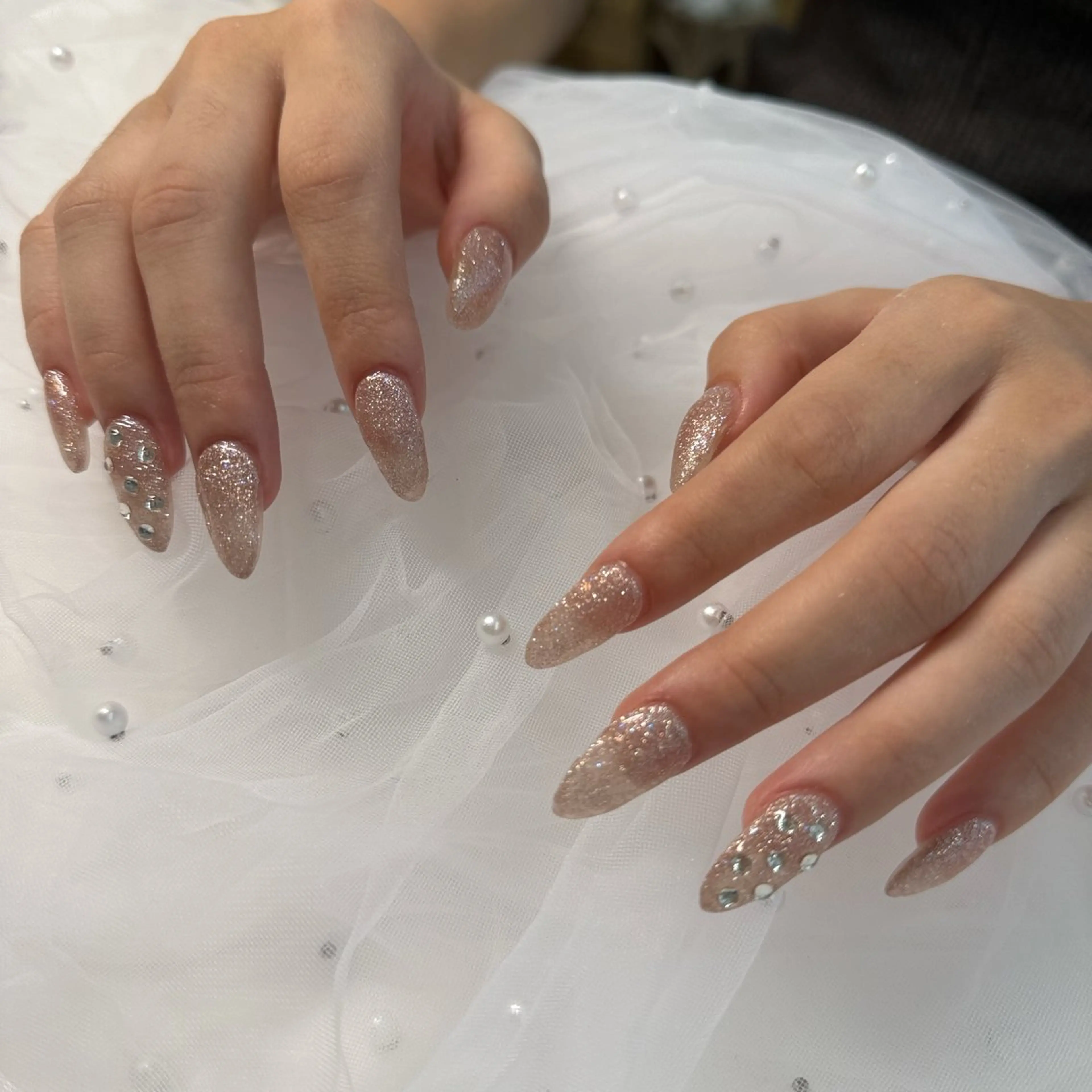 ネイル 長さ出し スカルプネイル 神戸三宮pretty プリティーのマツエク・マツパデザイン