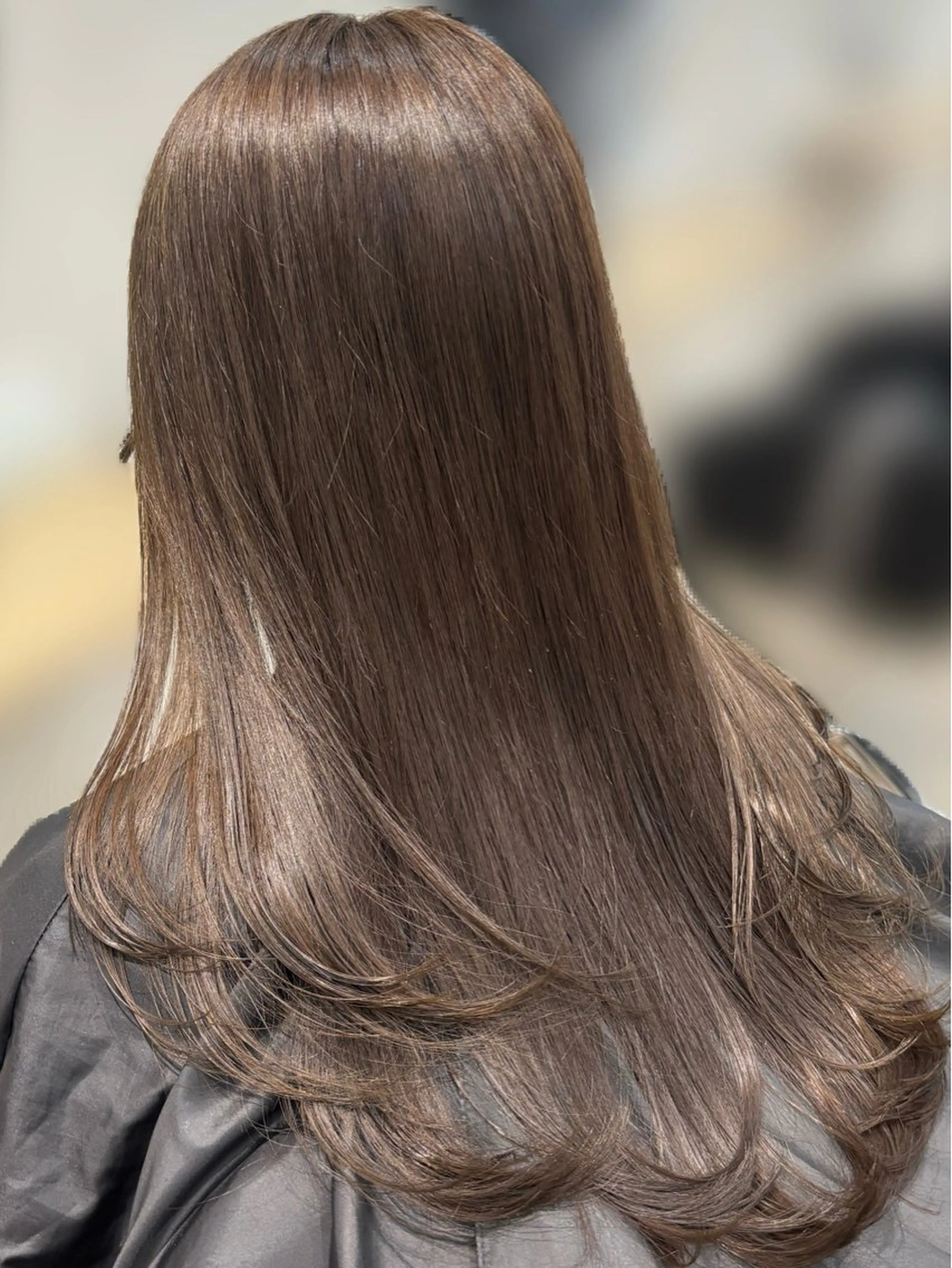 ロング カラー レイヤーカット カット ヘアカラー トリートメント 名駅/sHiHo/透 明感カラー✨🎀/のヘアスタイル