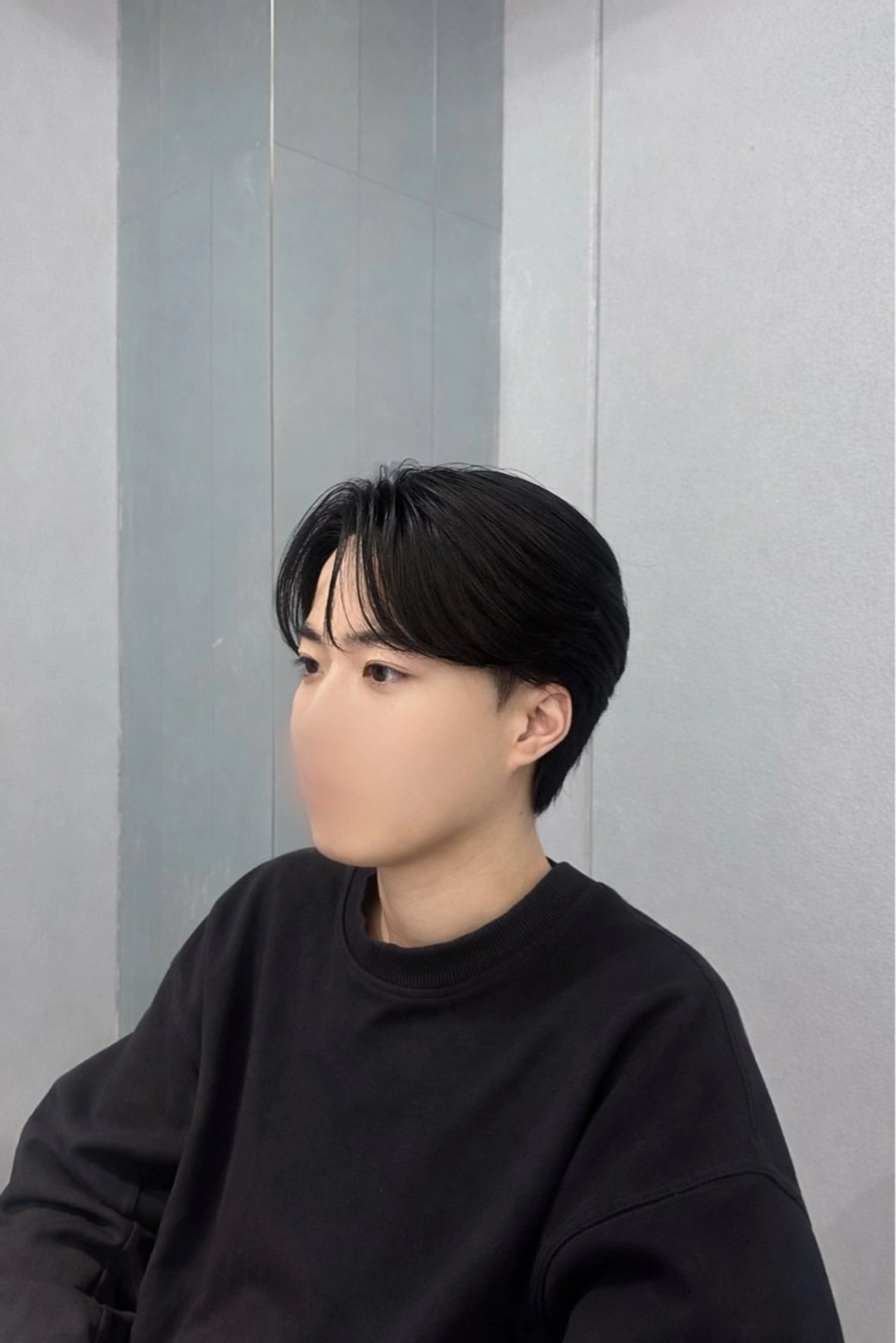 カラー メンズ ダウンパーマ メンズ韓国風 メンズパーマ カット ヘアカラー 梅田/パーマ/ 韓国メンズヘア/ハタのヘアスタイル
