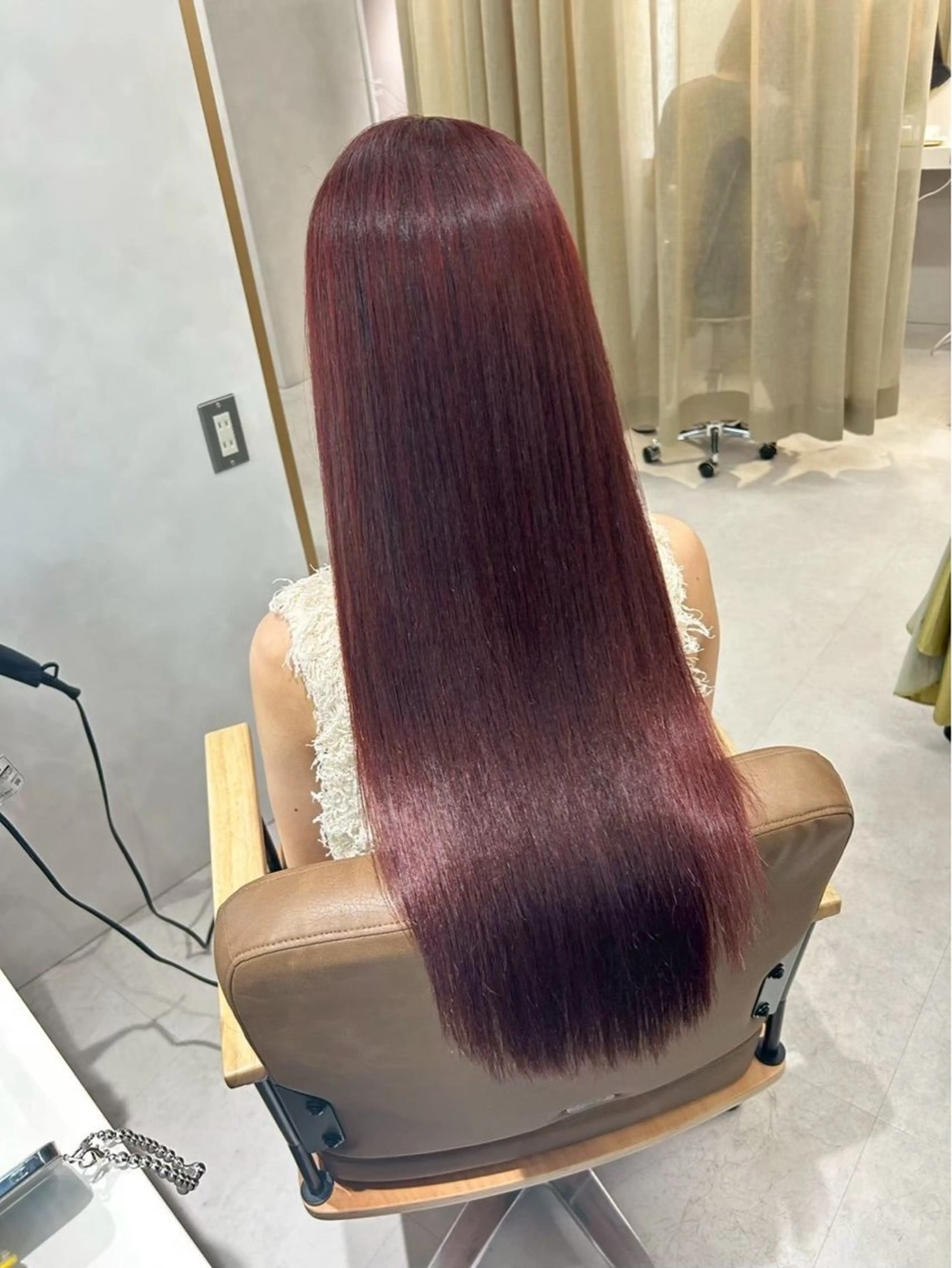 ロング SLASHスラッシュ 小川花鈴のヘアスタイル