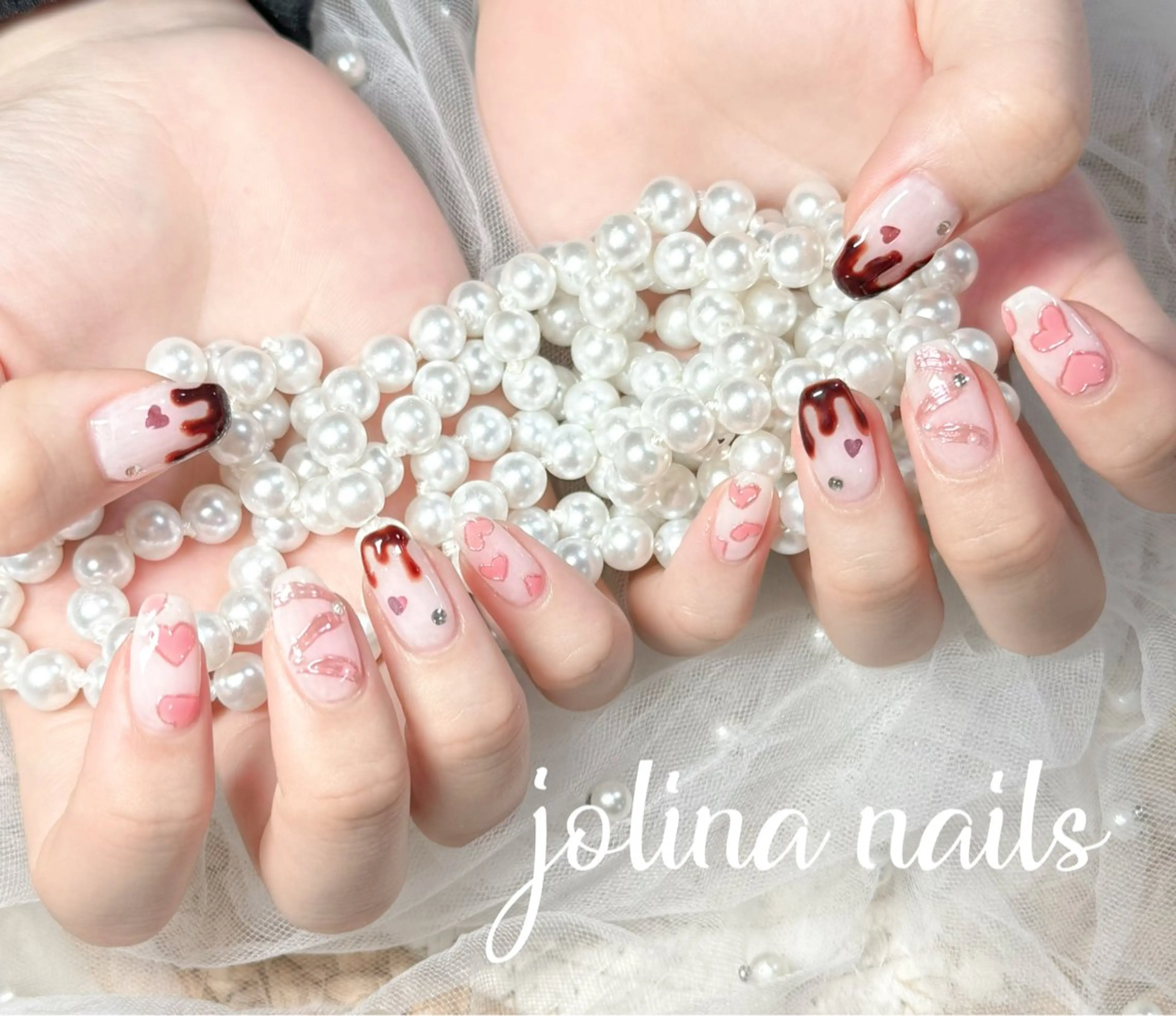 ネイル スカルプネイル ネイルチップ jolina nails鶴見店のネイルデザイン