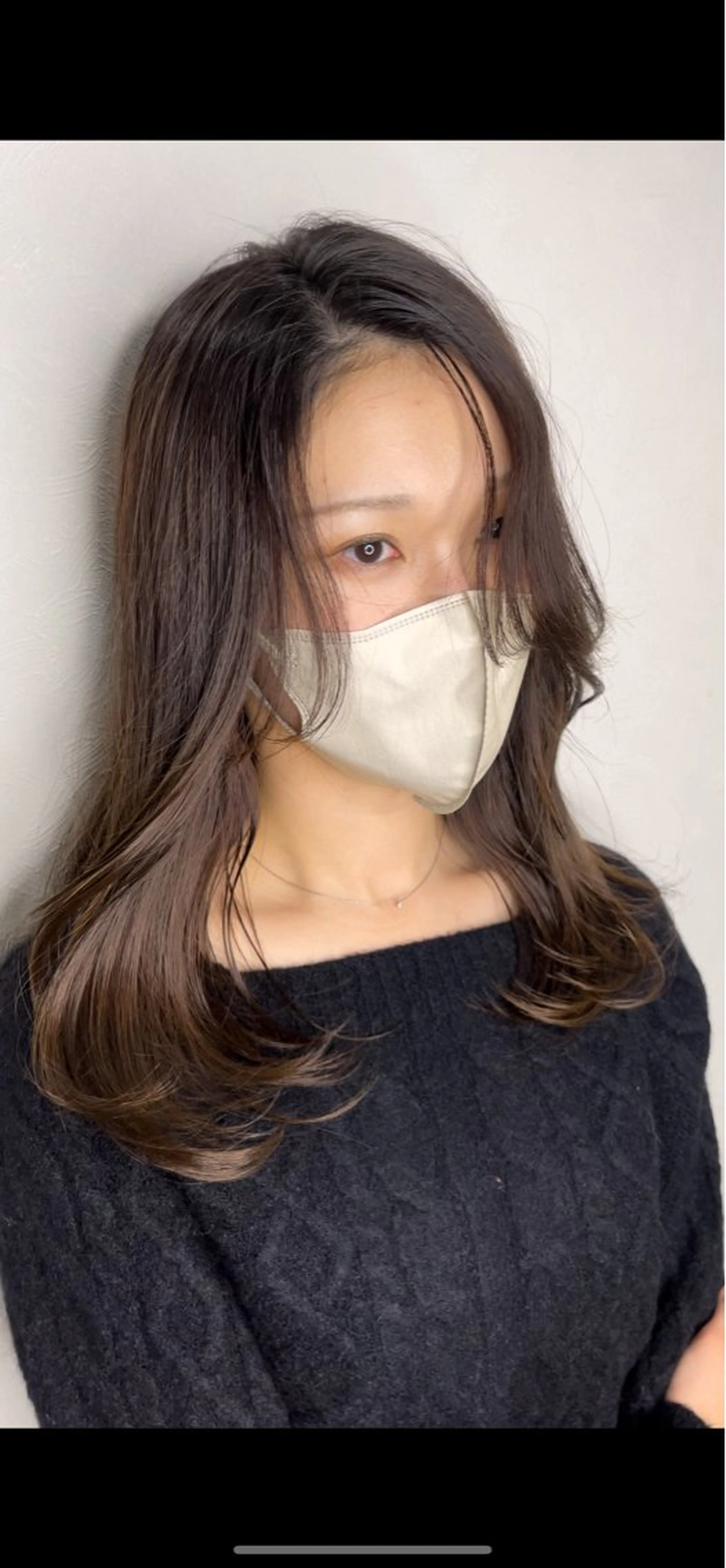 セミロング 剣持友希/ifh iizuka/高崎のヘアスタイル