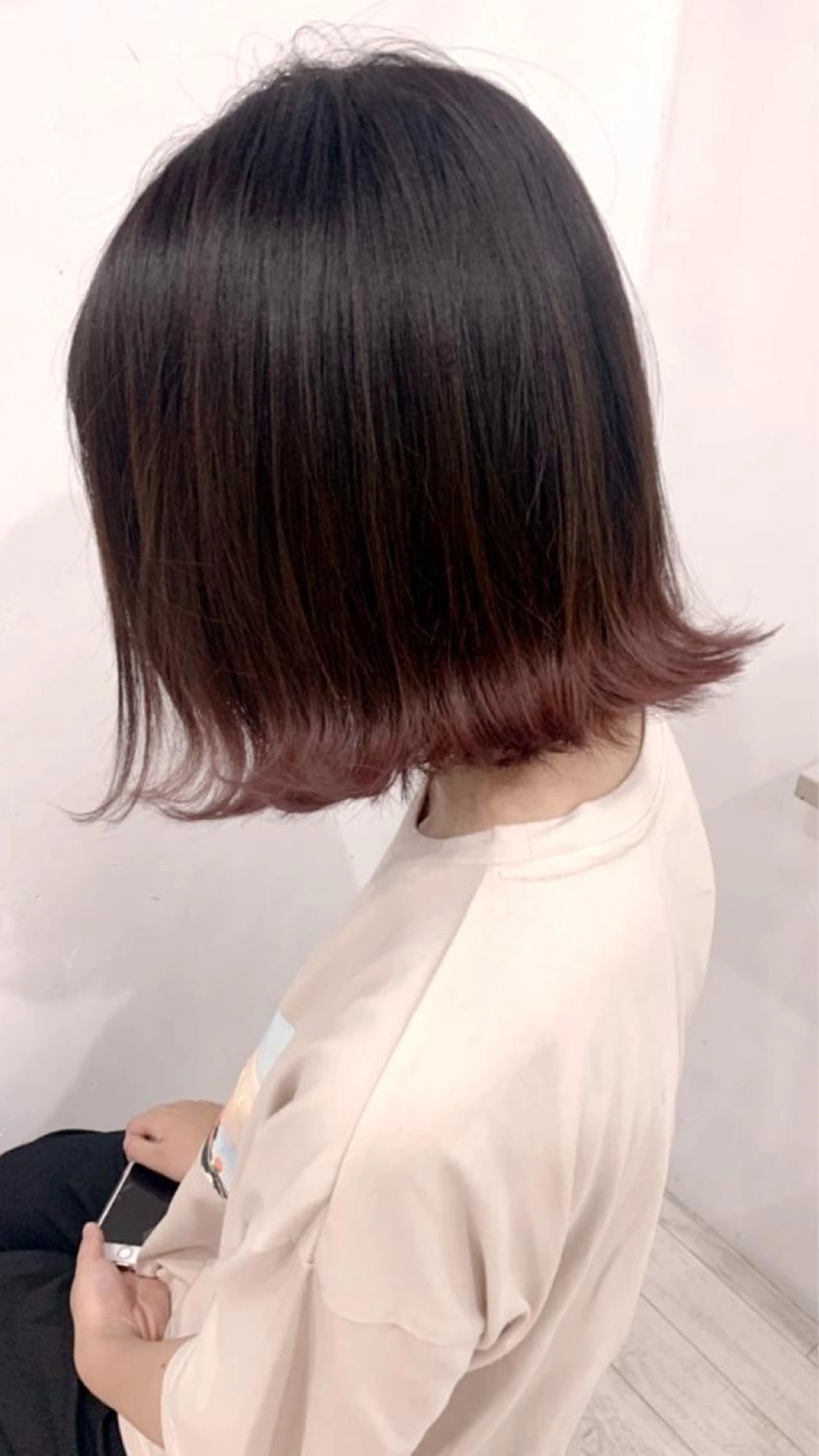 【外国人風】カット+グラデーションカラーの写真