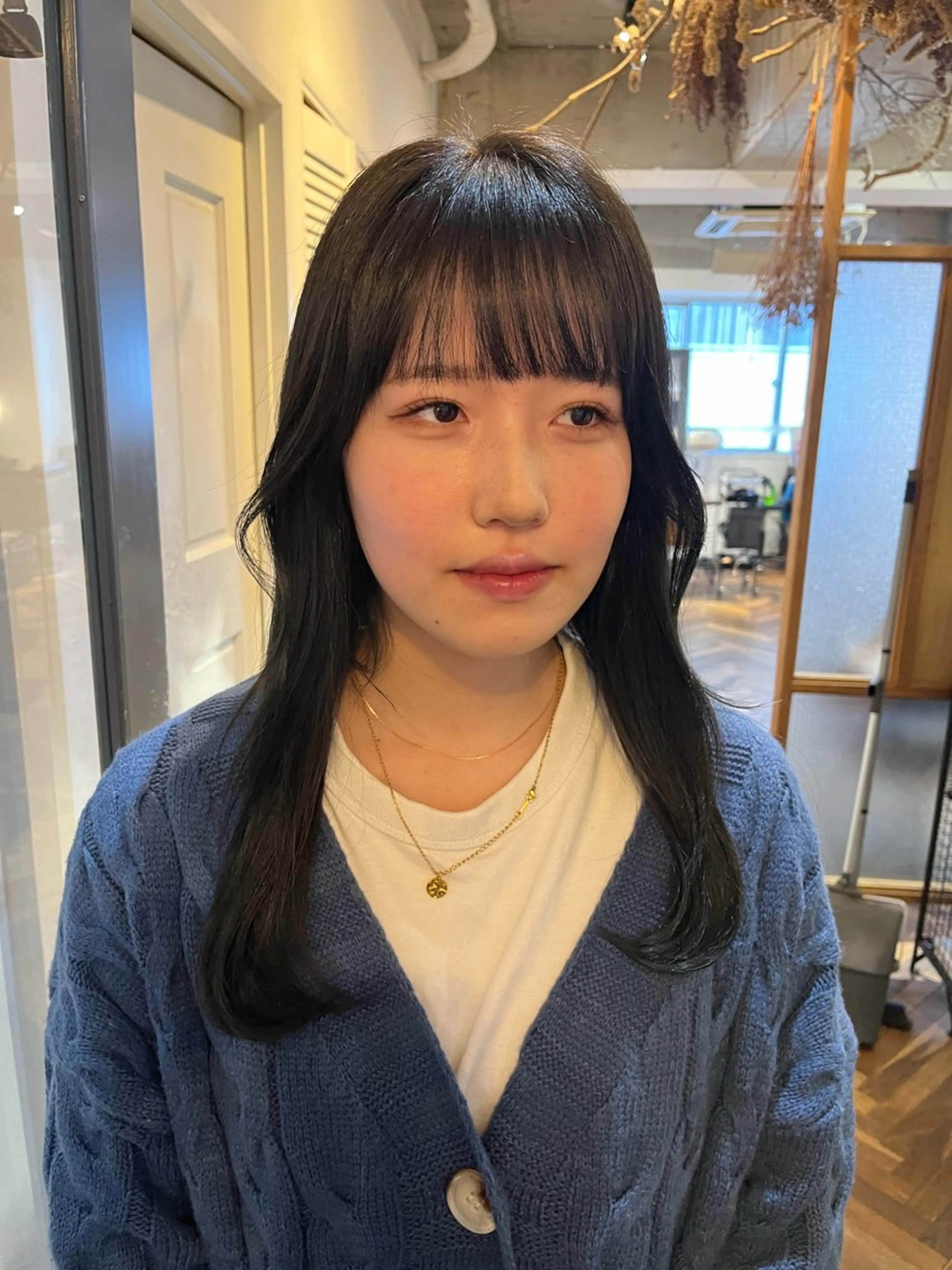 セミロング カラー sora / 渋谷 / ハイトーンのヘアスタイル