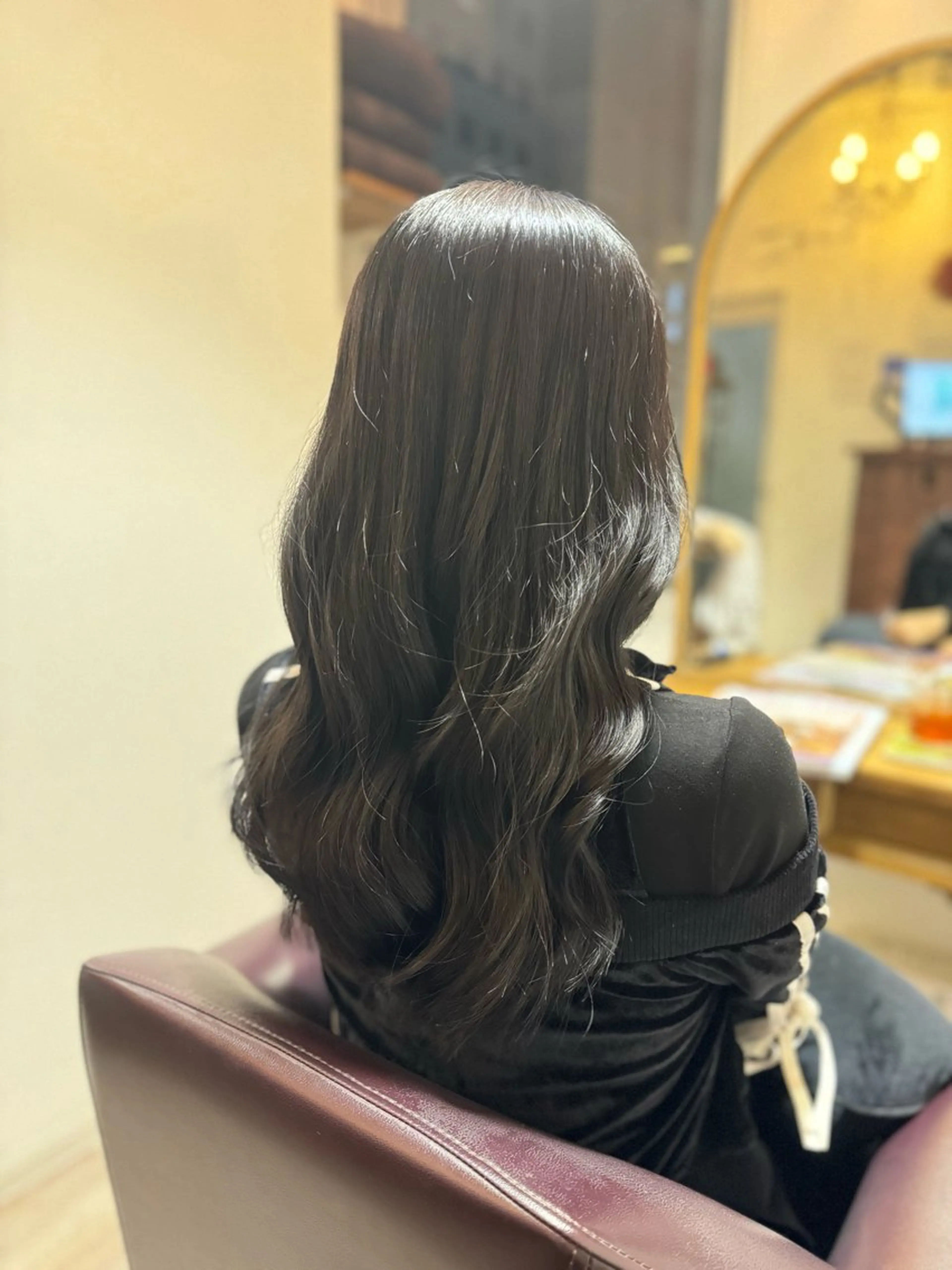 ロング カラー 透明感カラー 川中 琉以のヘアスタイル