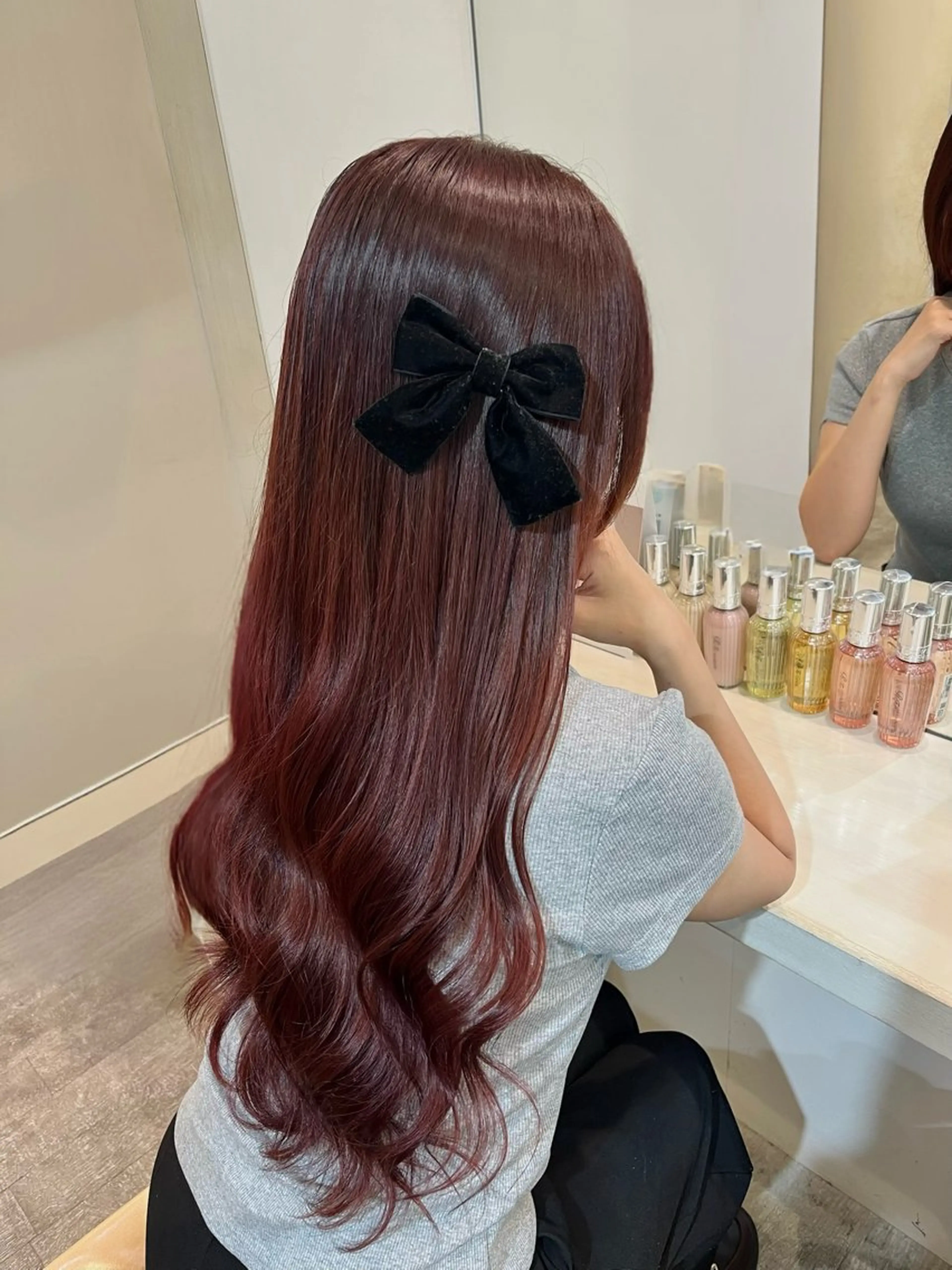 カラー ブリーチ カット ヘアカラー エクステ🎀 暖色カラー🎀amiのヘアスタイル