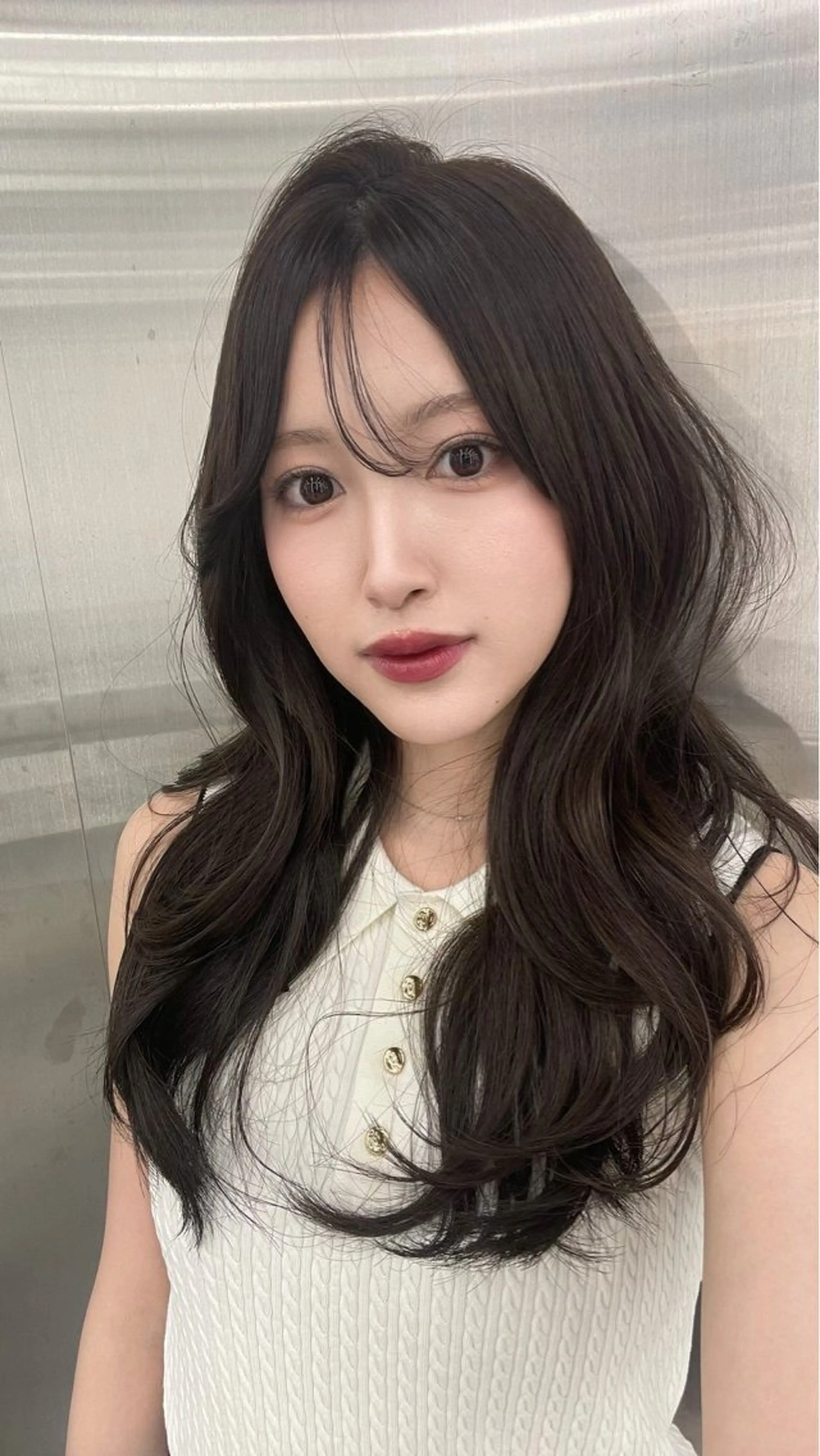 セミロング カット ヘアカラー トリートメント 銀座/韓国ヘア🤍 レイヤーAYUMIのヘアスタイル
