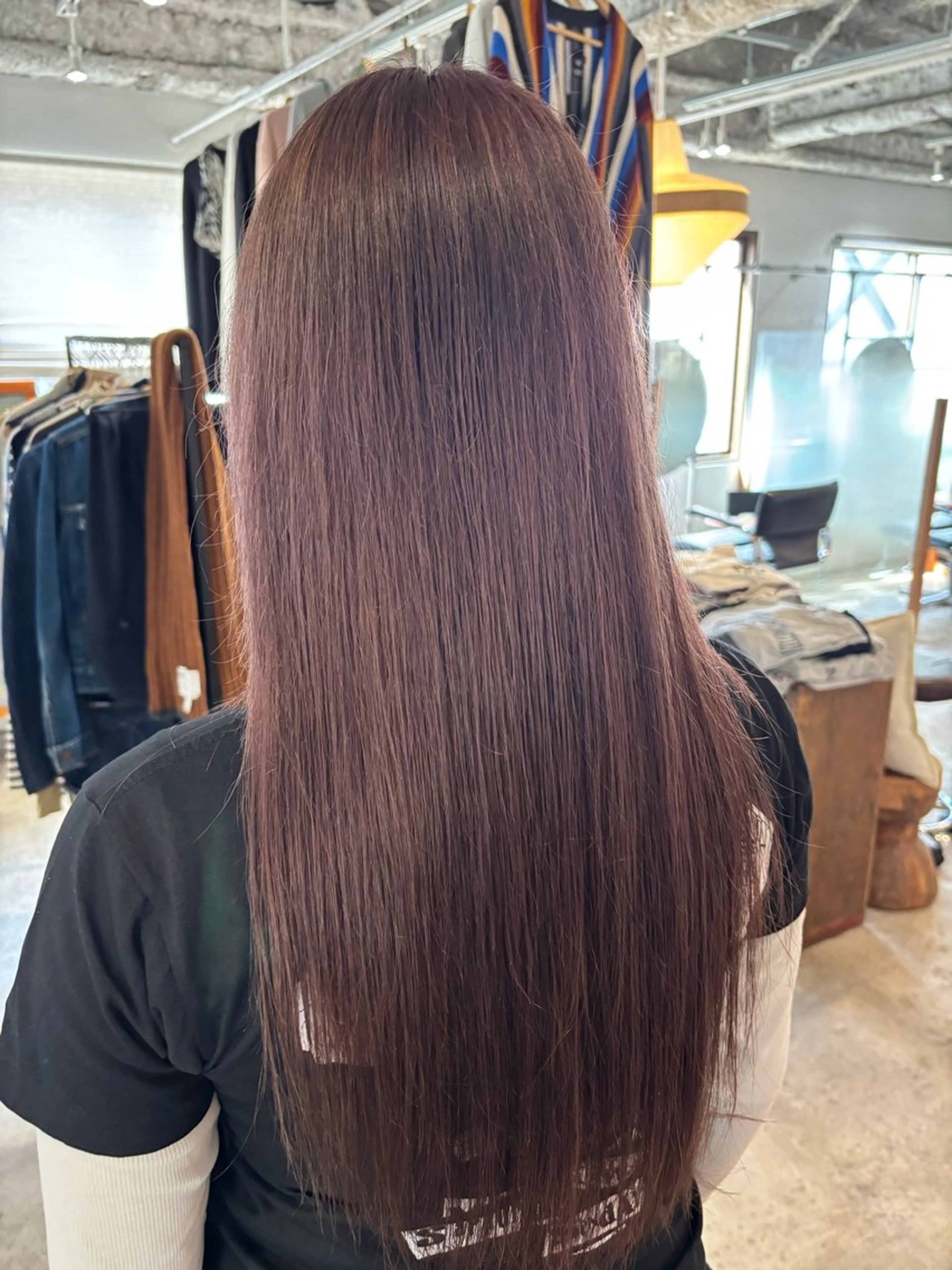 ロング カラー カット ヘアカラー トリートメント Hayashi Shioriのヘアスタイル