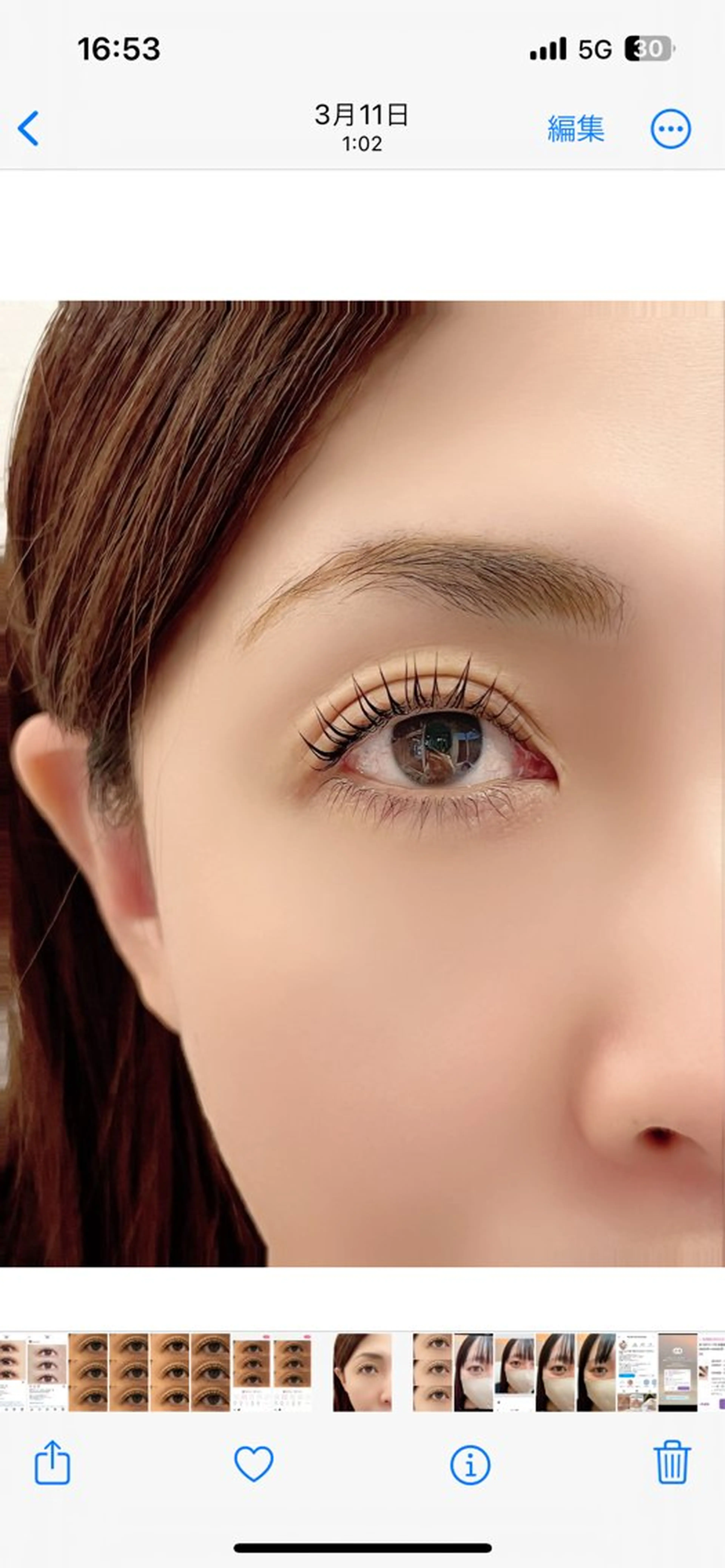 マツエク・マツパ 森 奈菜のマツエク・マツパデザイン