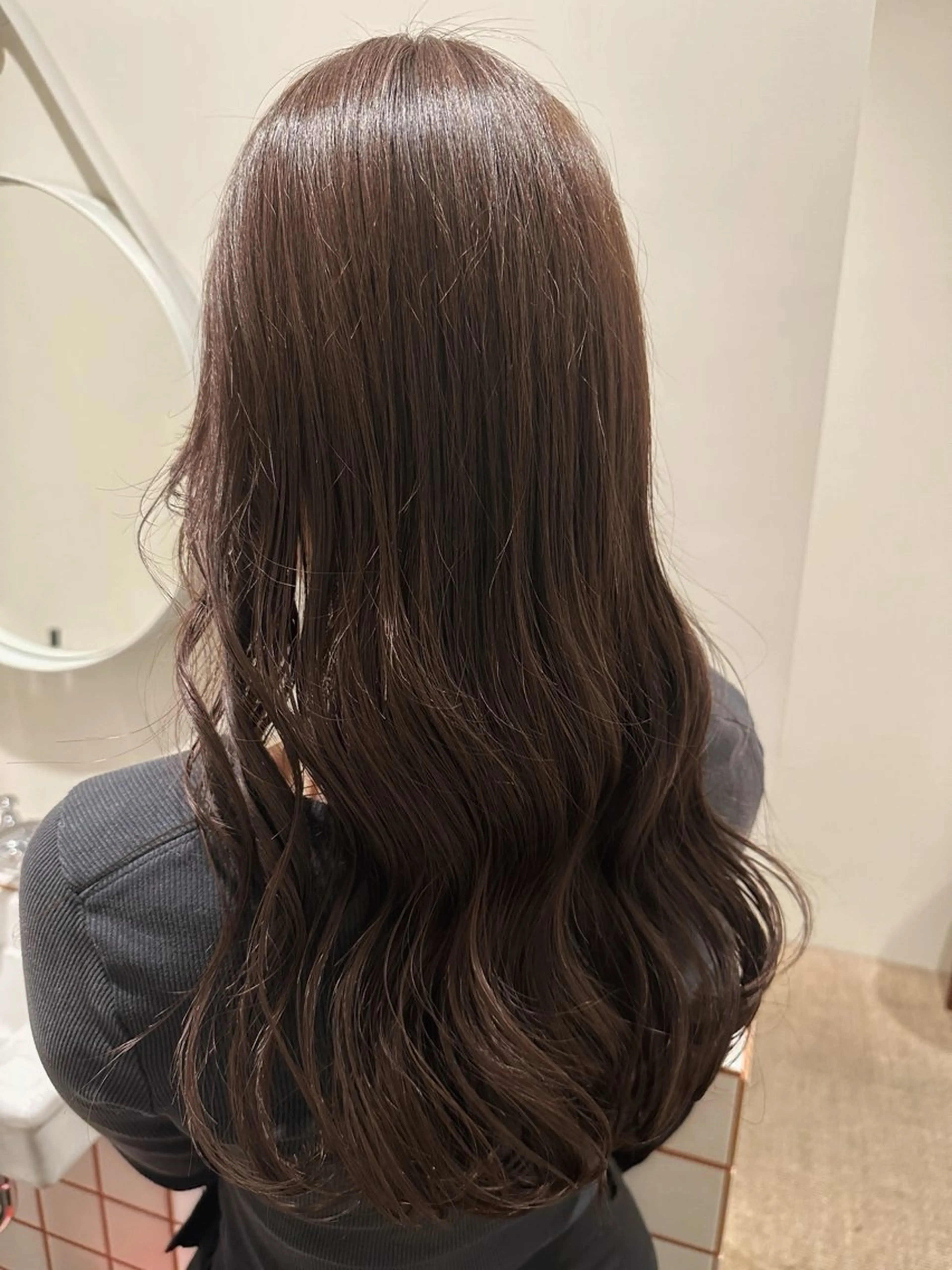 ロング カラー カット ヘアカラー トリートメント hibiki/セット /透明感カラーのヘアスタイル