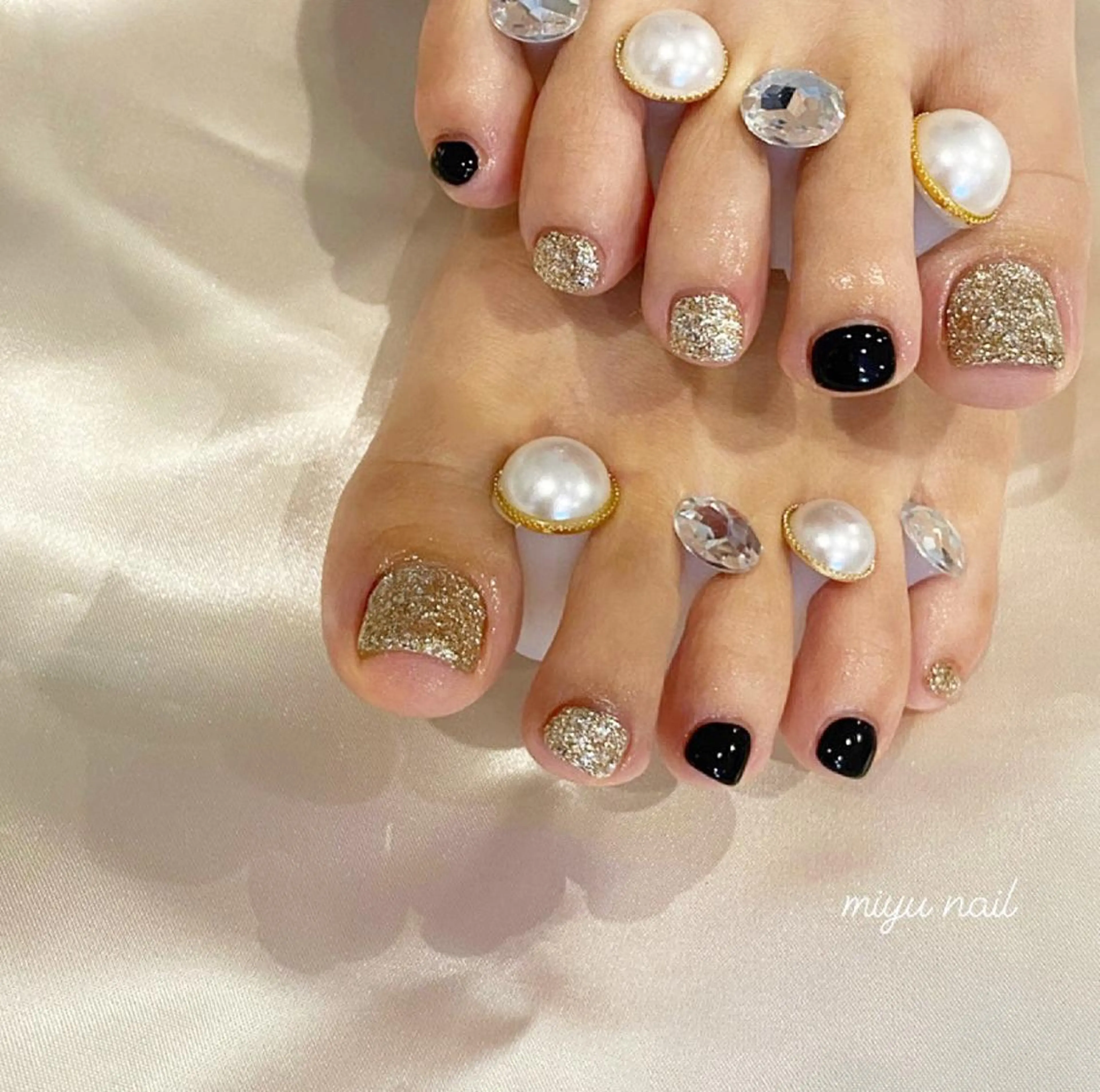 ネイル フットネイル oreo salon miyu 池袋のネイルデザイン