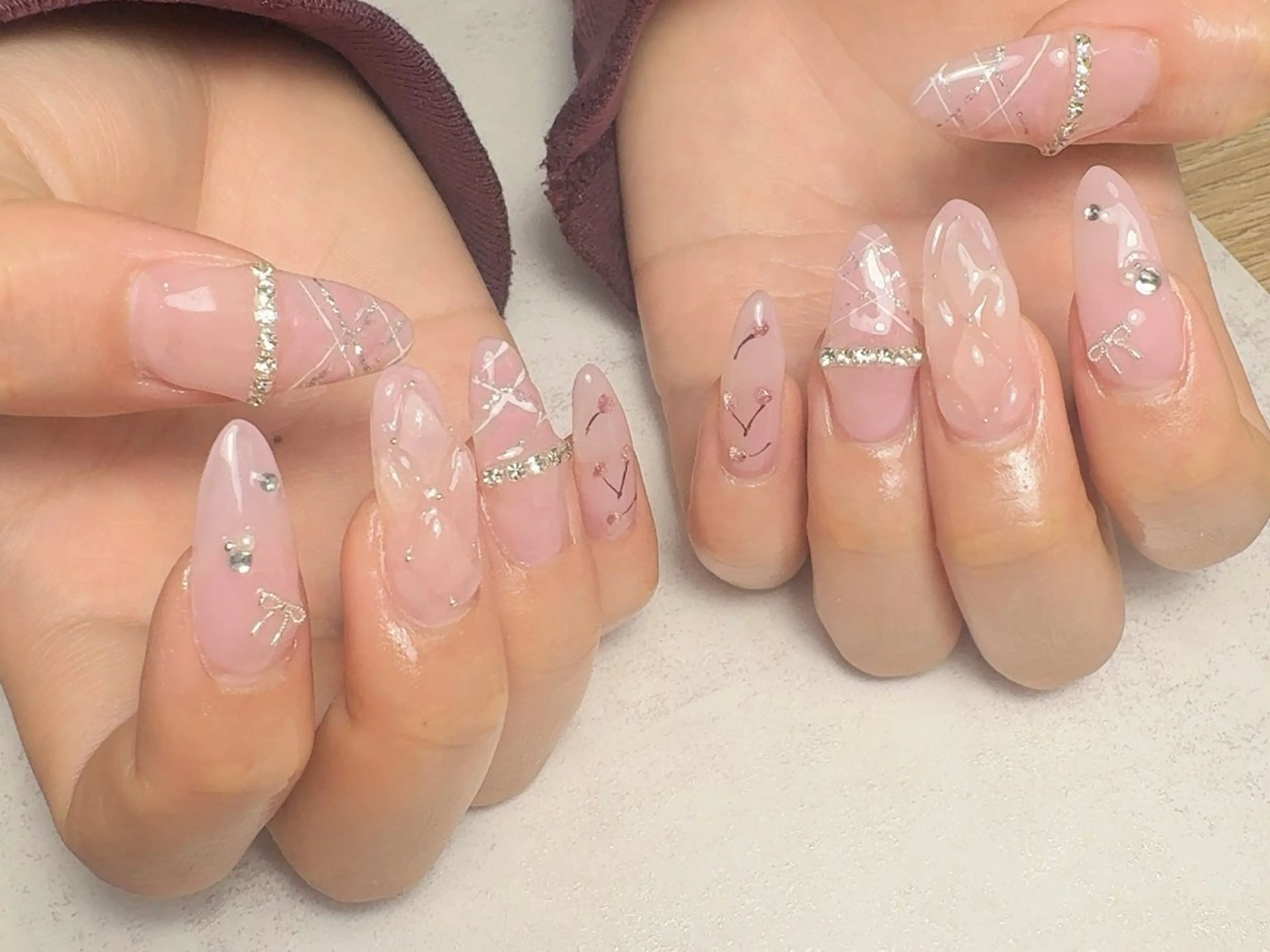 ネイル 持ち込み Li-fra MIZUKIのネイルデザイン