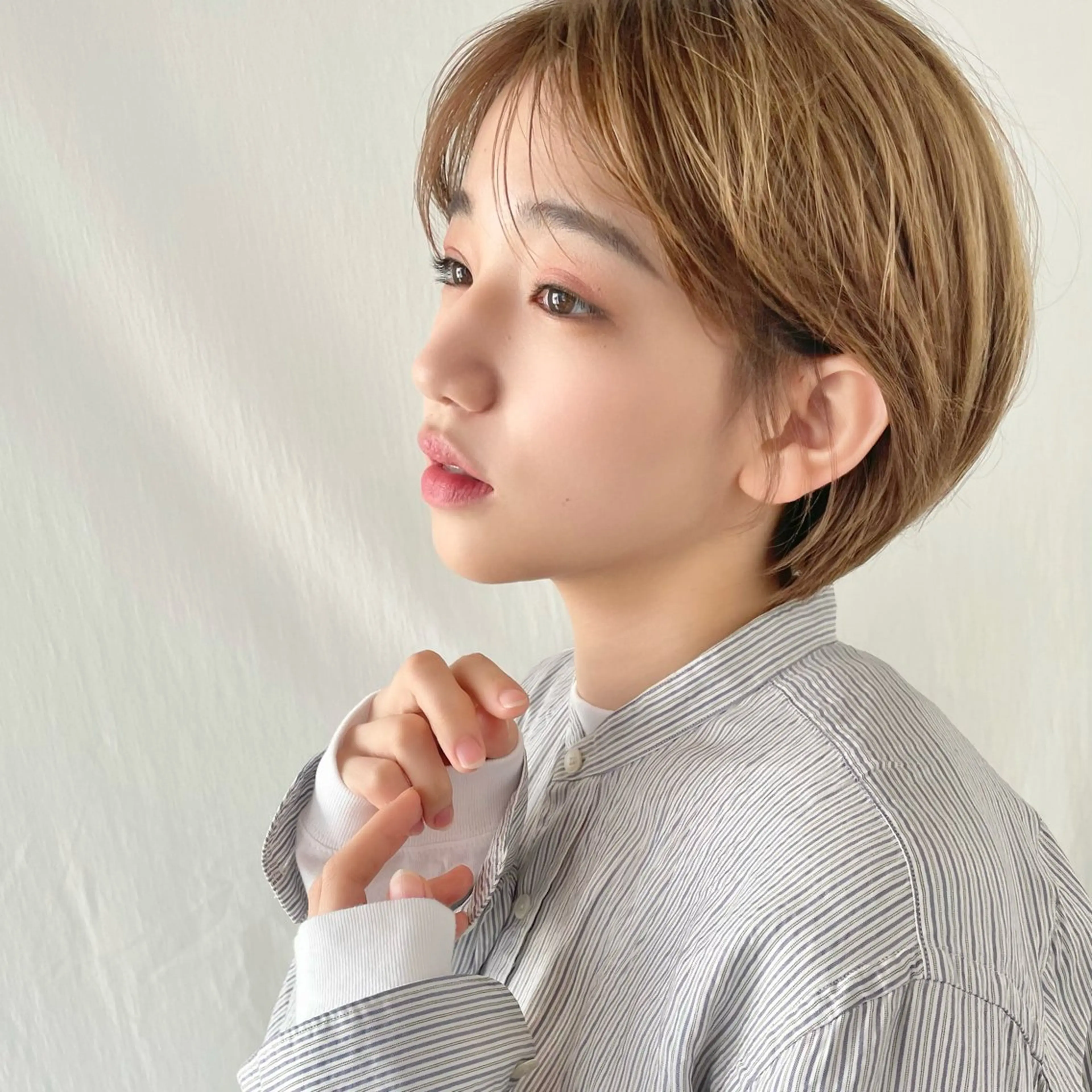 ショート カラー パーマ ヘアアレンジ カット ヘアカラー トリートメント ショートボブ髪質改善 縮毛矯正のプロ山道潤のヘアスタイル