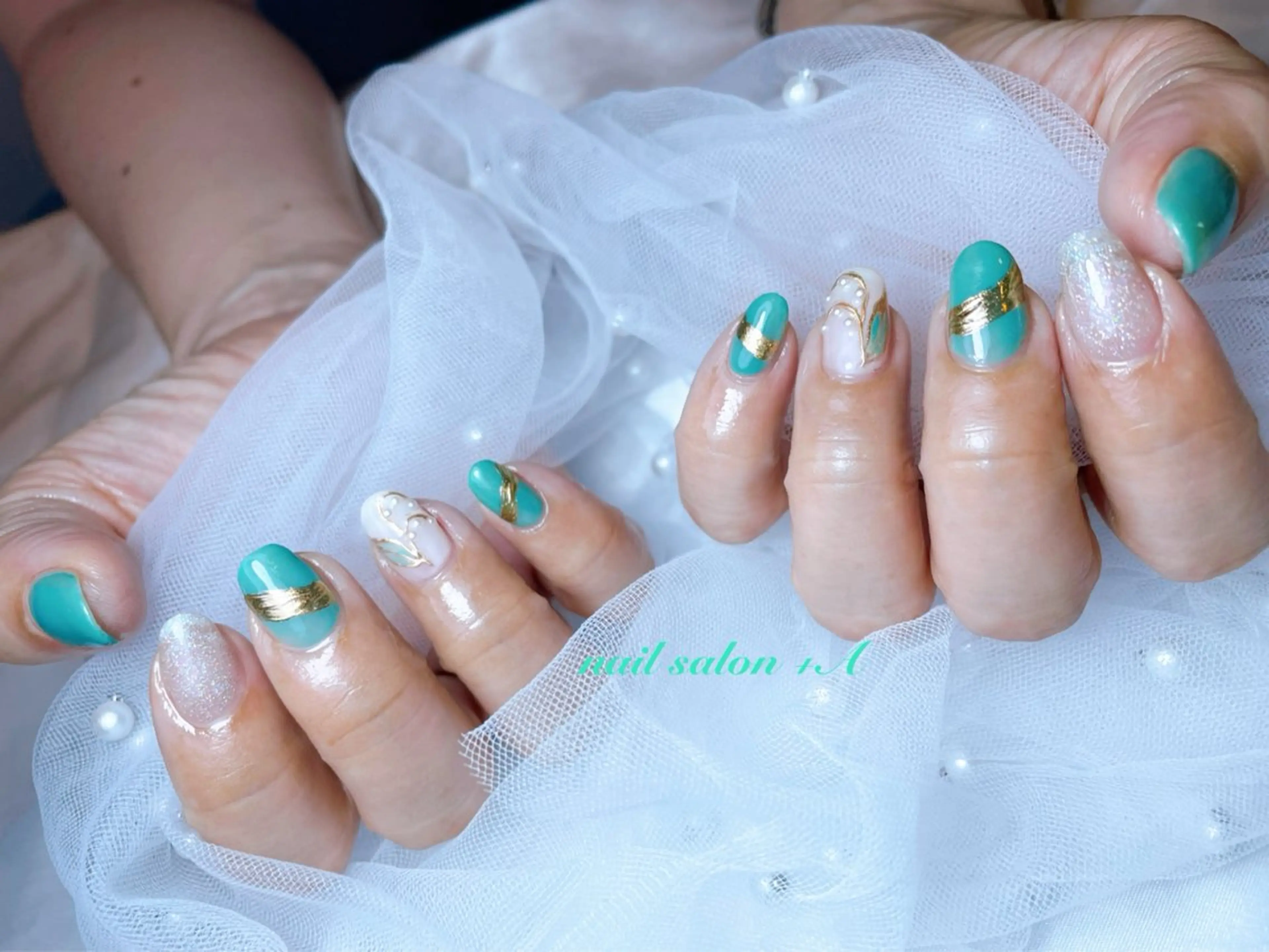 ショート ハンドネイル nail salon +A所属・Nail Salon +Aのネイルデザイン