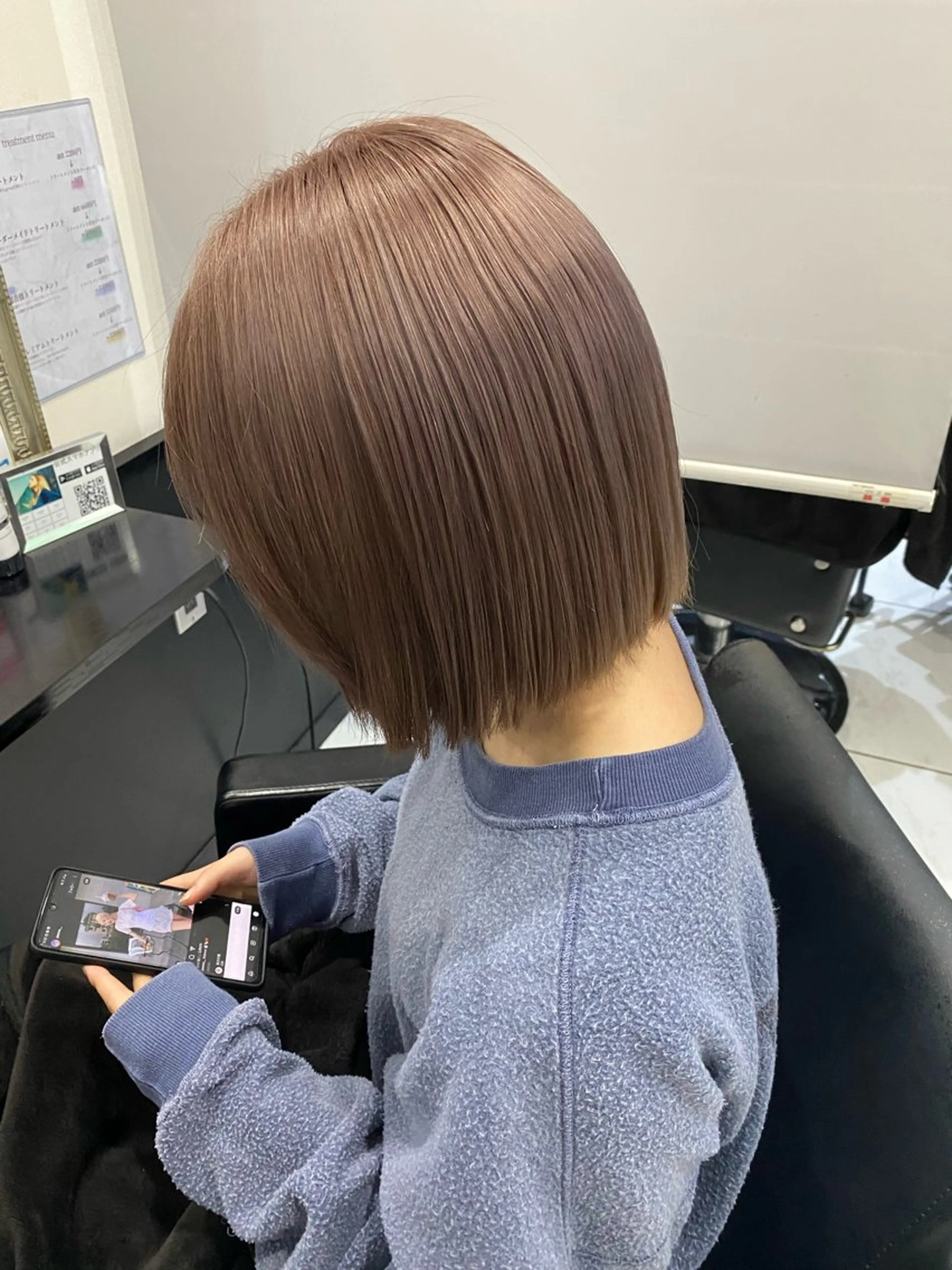 ミディアム ヘアカラー トリートメント エクステ HIYORI🌺 /ジェルムのヘアスタイル