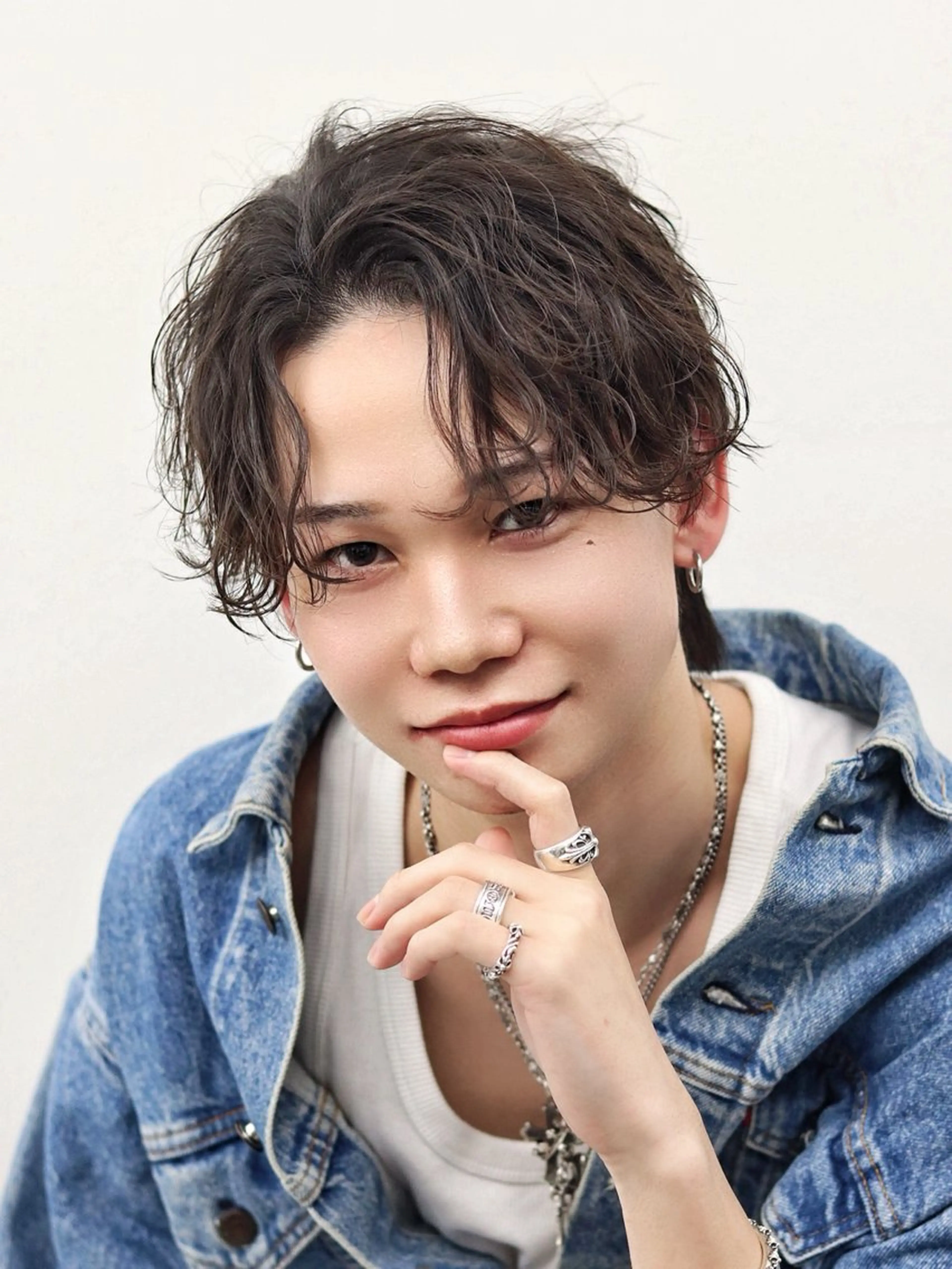 パーマ メンズ カット パーマ トリートメント パーマ職人🔥／短髪 執行役員／YUTAのヘアスタイル