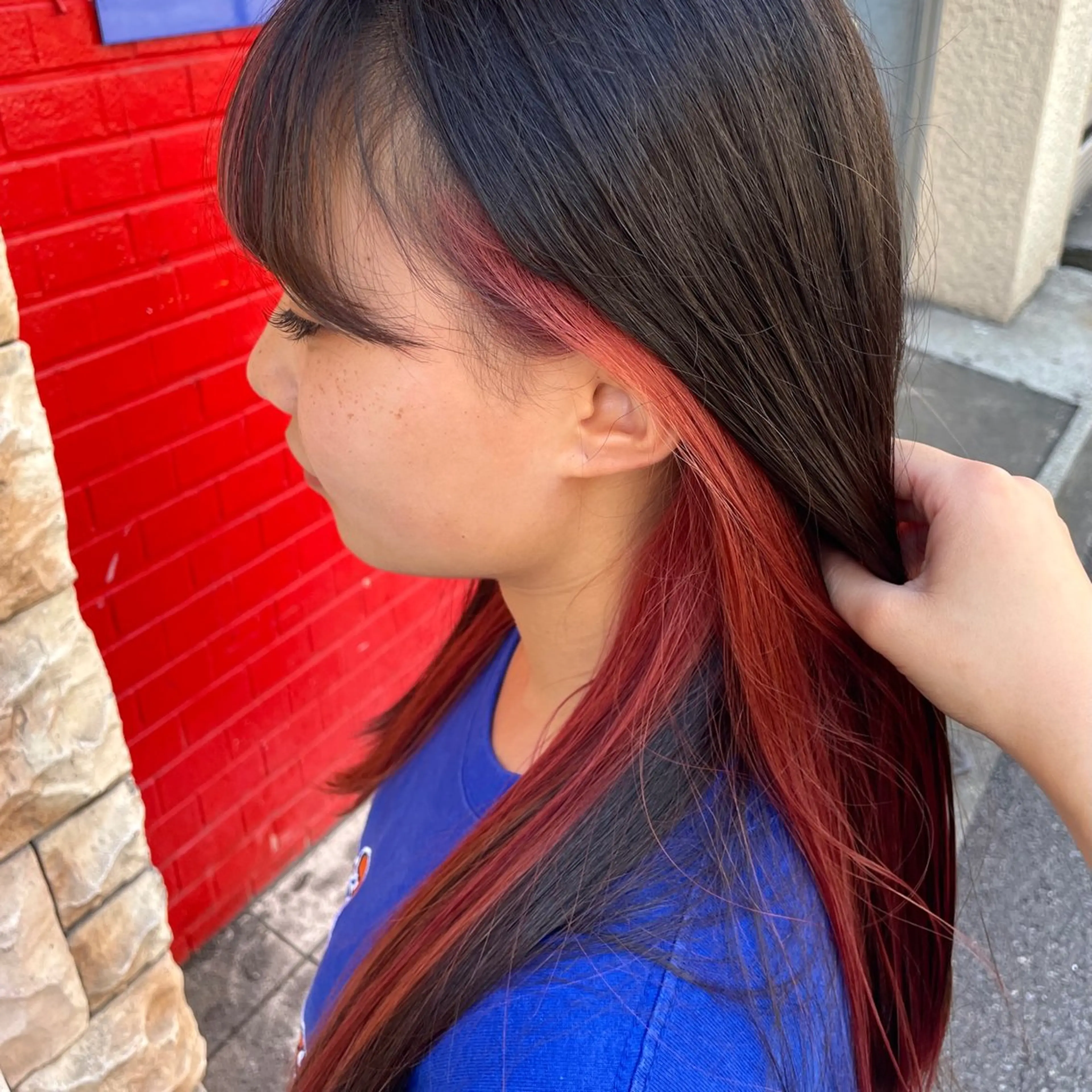 ロング カラー ブリーチ/ヘアセット 【𝙍𝙞𝙣𝙤】のヘアスタイル