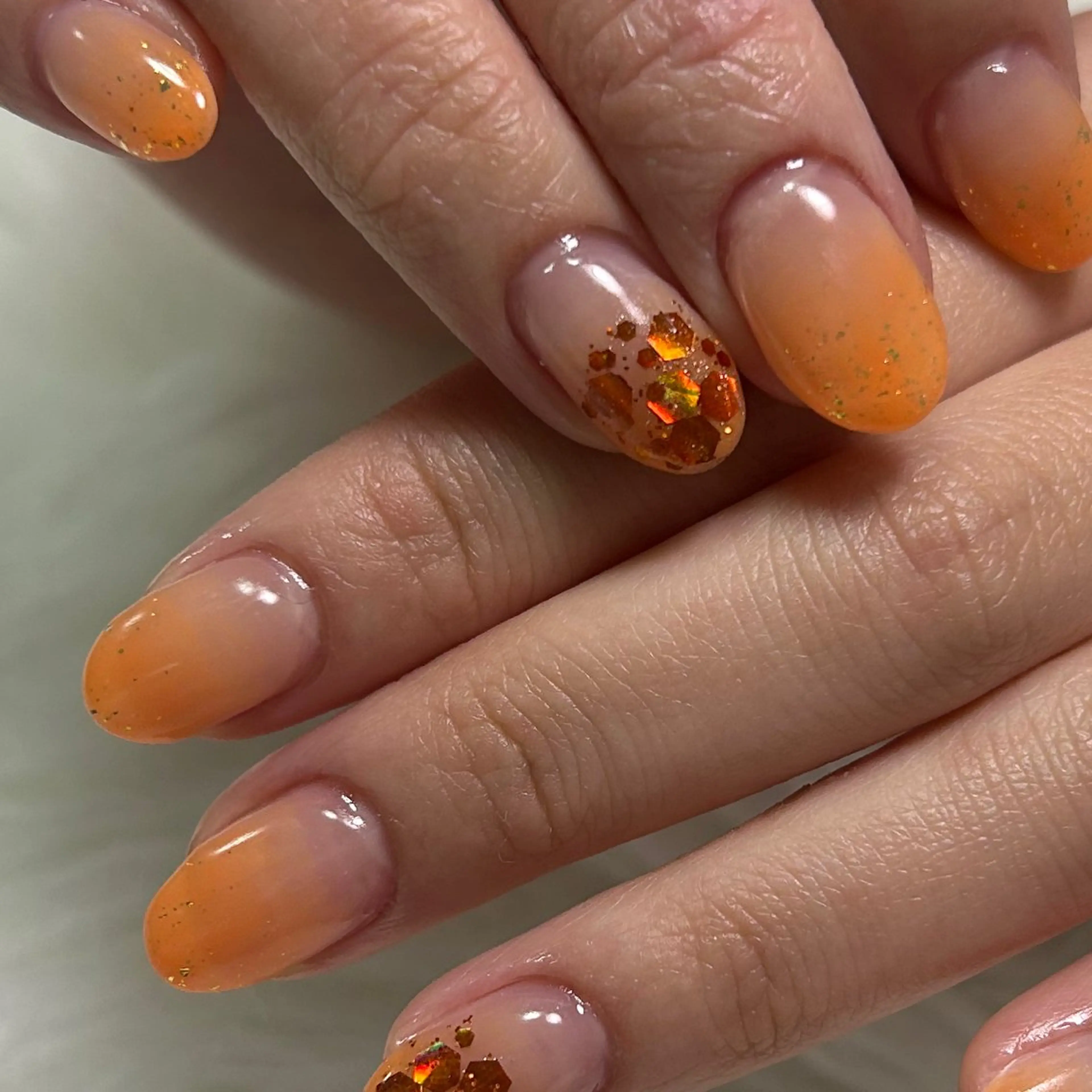 ネイル グラデーション ハンドネイル EmaNail Risaのネイルデザイン